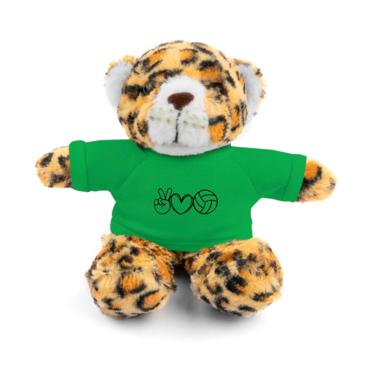 Cute Volleyball Teddy Bear with Tee, Stuffed Animal Gift
