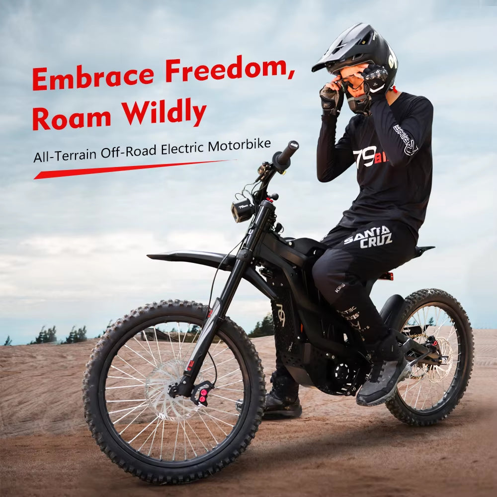 79Bike Electric Bike off Road Electric Motorcycle Bike 5000W Fat Tire Electric Bicycle 72V 35Ah Removable Battery Ebike