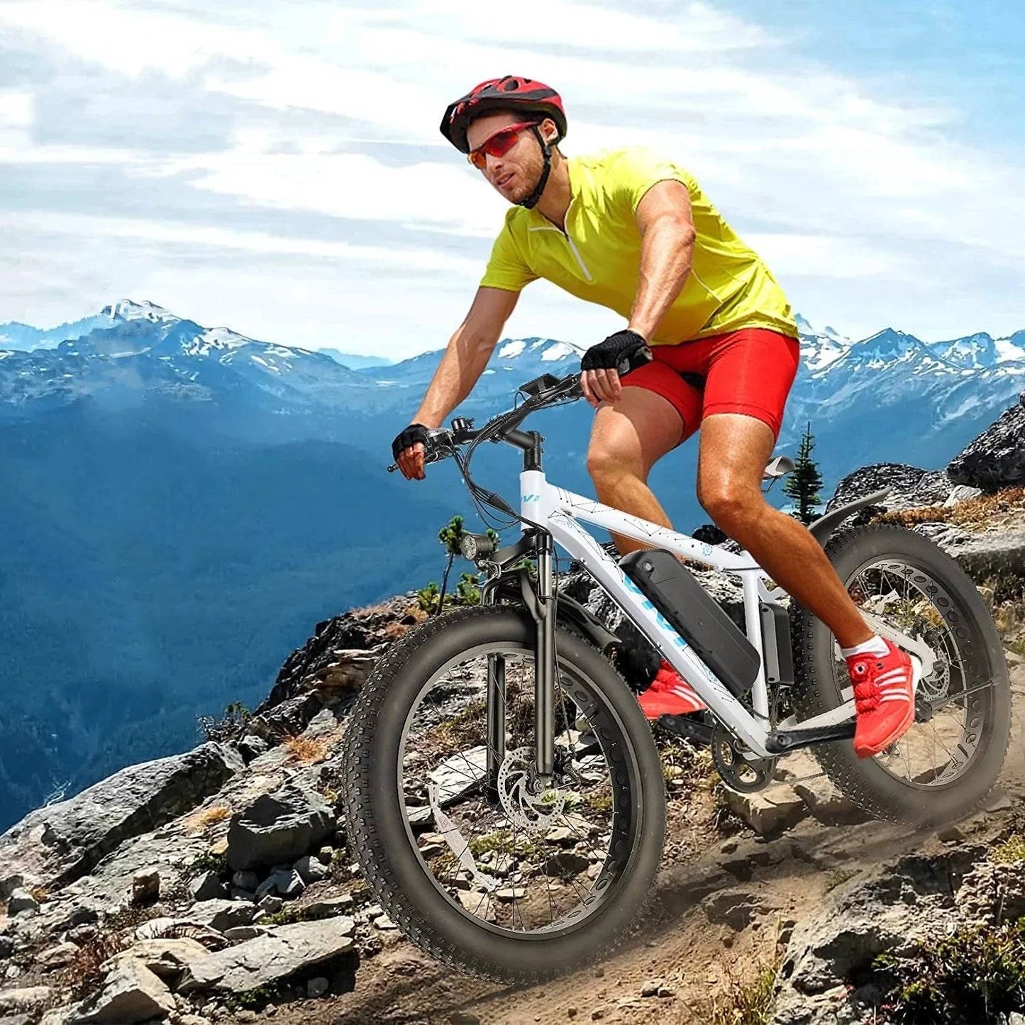 Electric Bike 26" X 4.0 Fat Tire Electric Bike All Terrain 48V 500W -