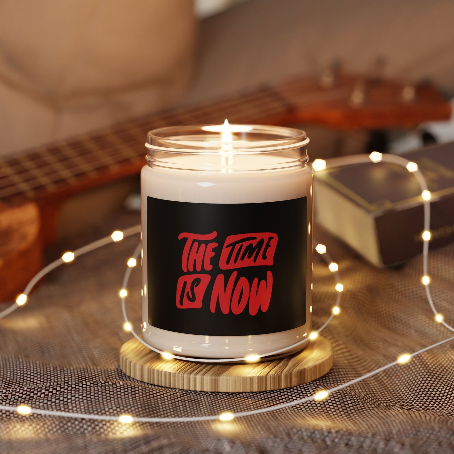Scented Soy Candle, The Time is Now