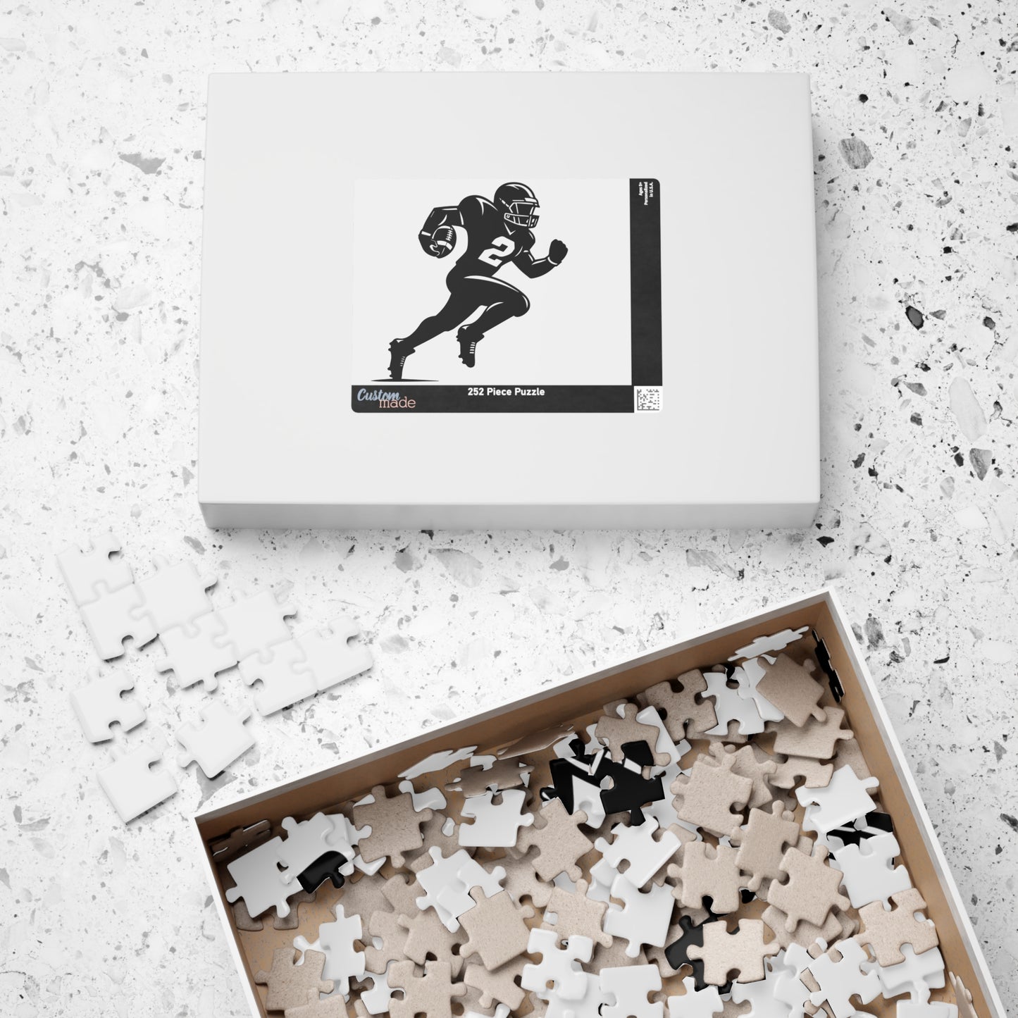 Football-Themed Puzzle for Sports Lovers, Team Spirit, Gifts for Gamers, Family Fun