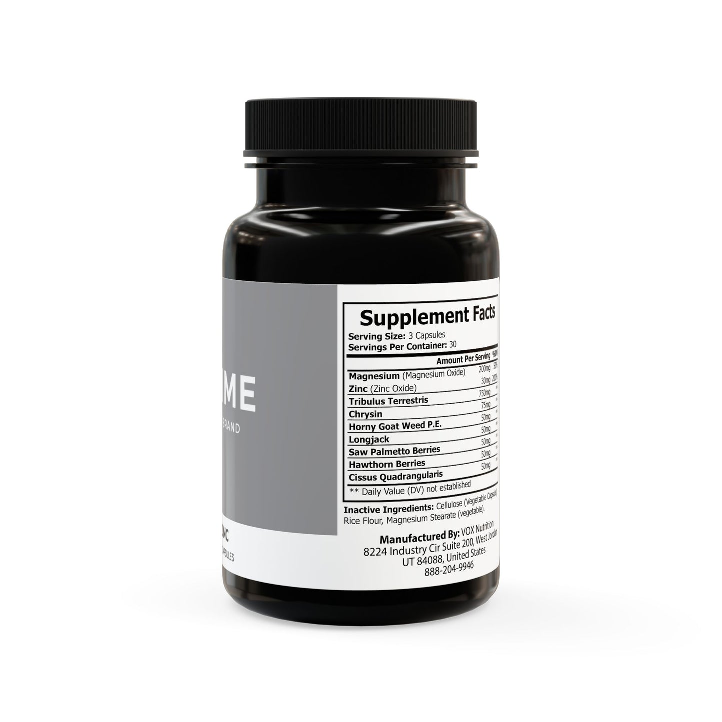 Magnesium Zinc Supplement- 90 Capsules