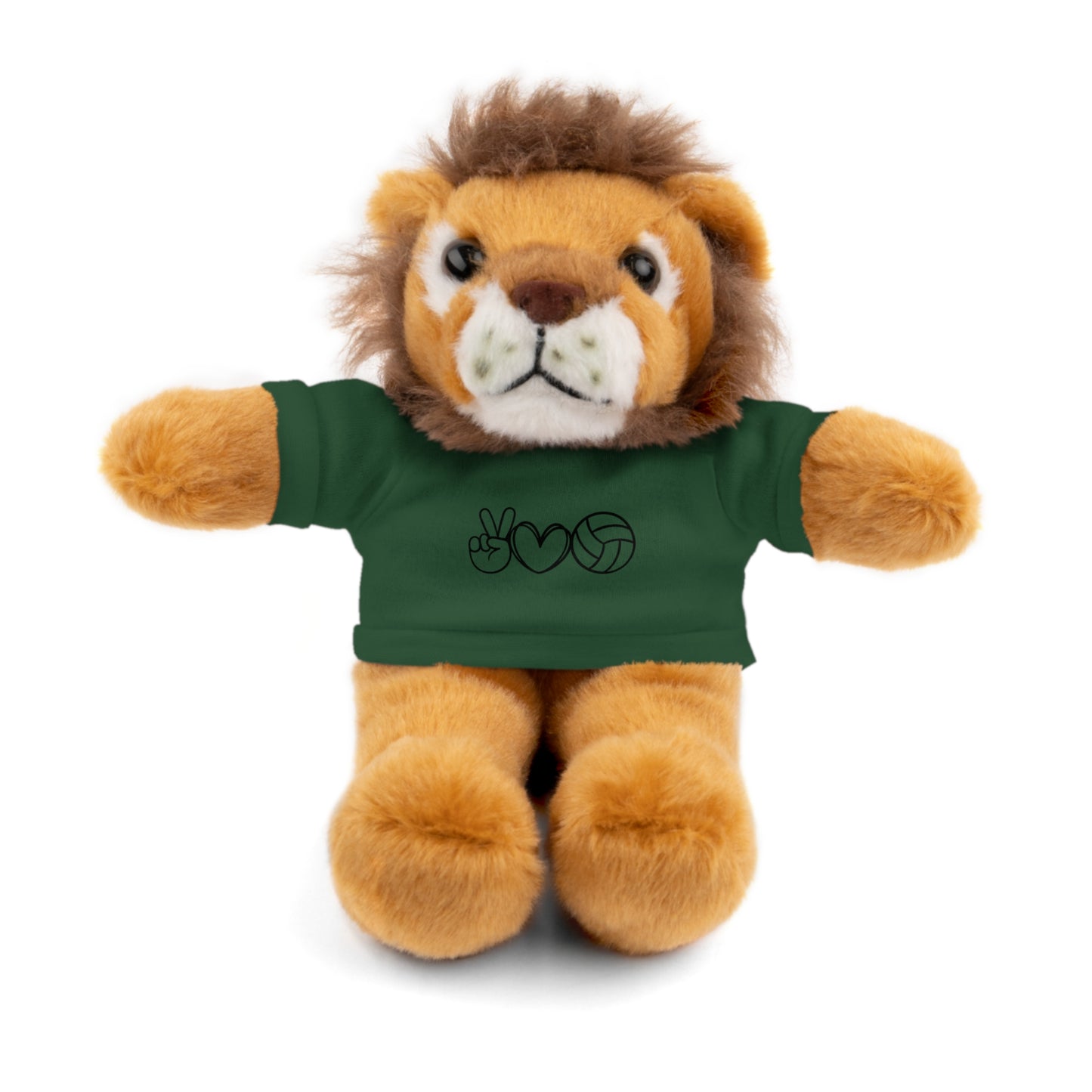 Cute Volleyball Teddy Bear with Tee, Stuffed Animal Gift