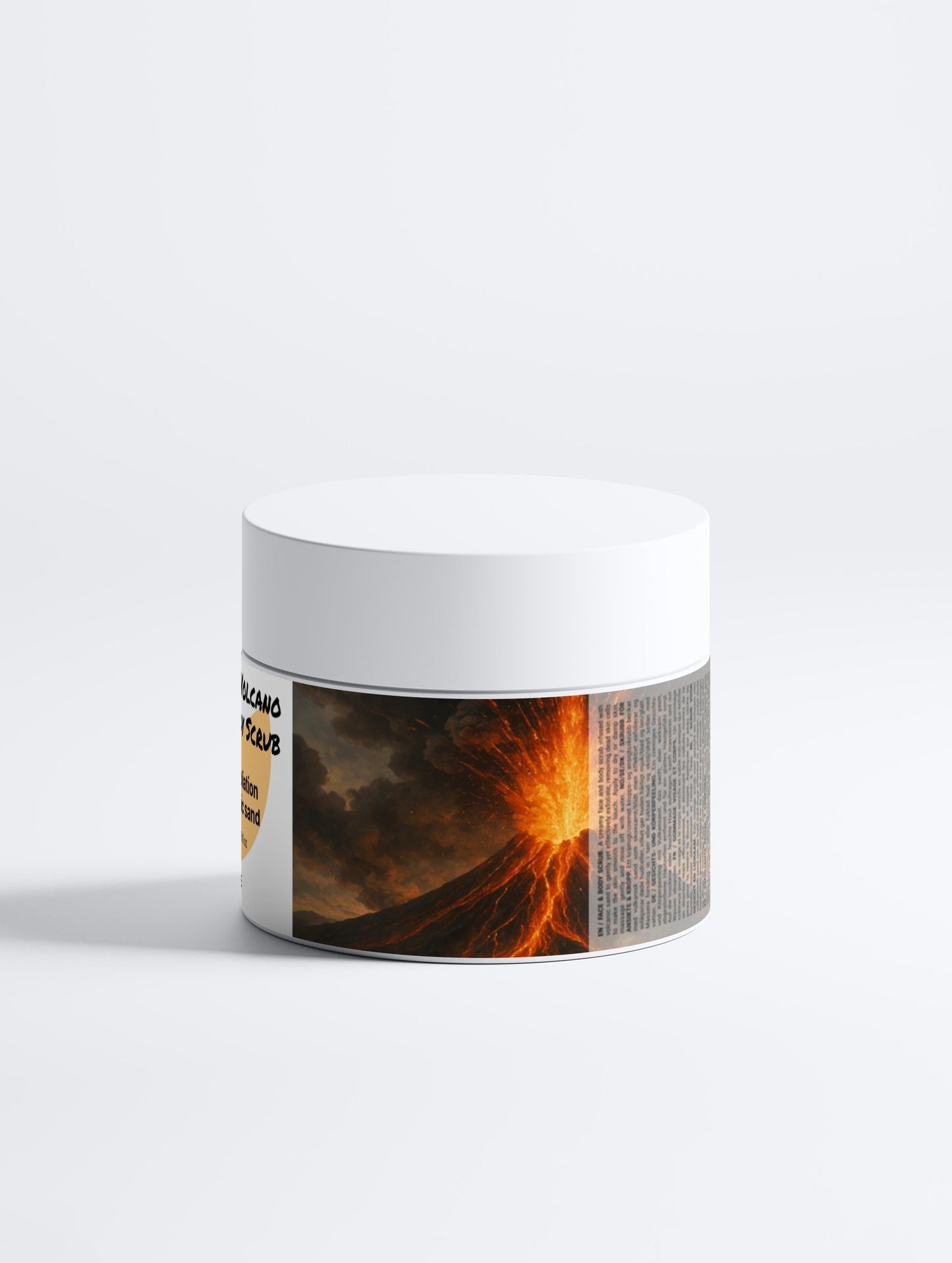 Icelandic Volcano Scrub - Natural Exfoliating Face & Body Treatment for Radiant Skin -