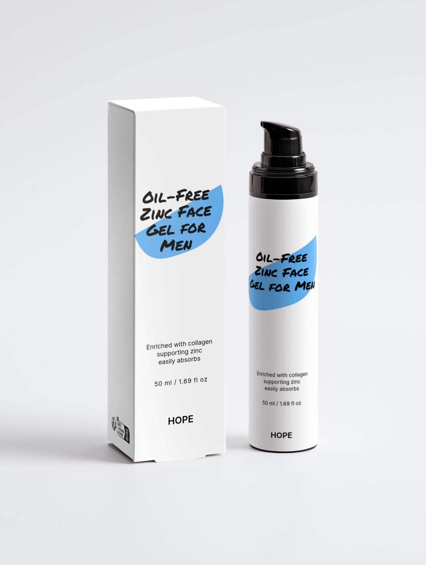 Oil-Free Zinc Face Gel for Men - Nourish and Protect Your Skin -