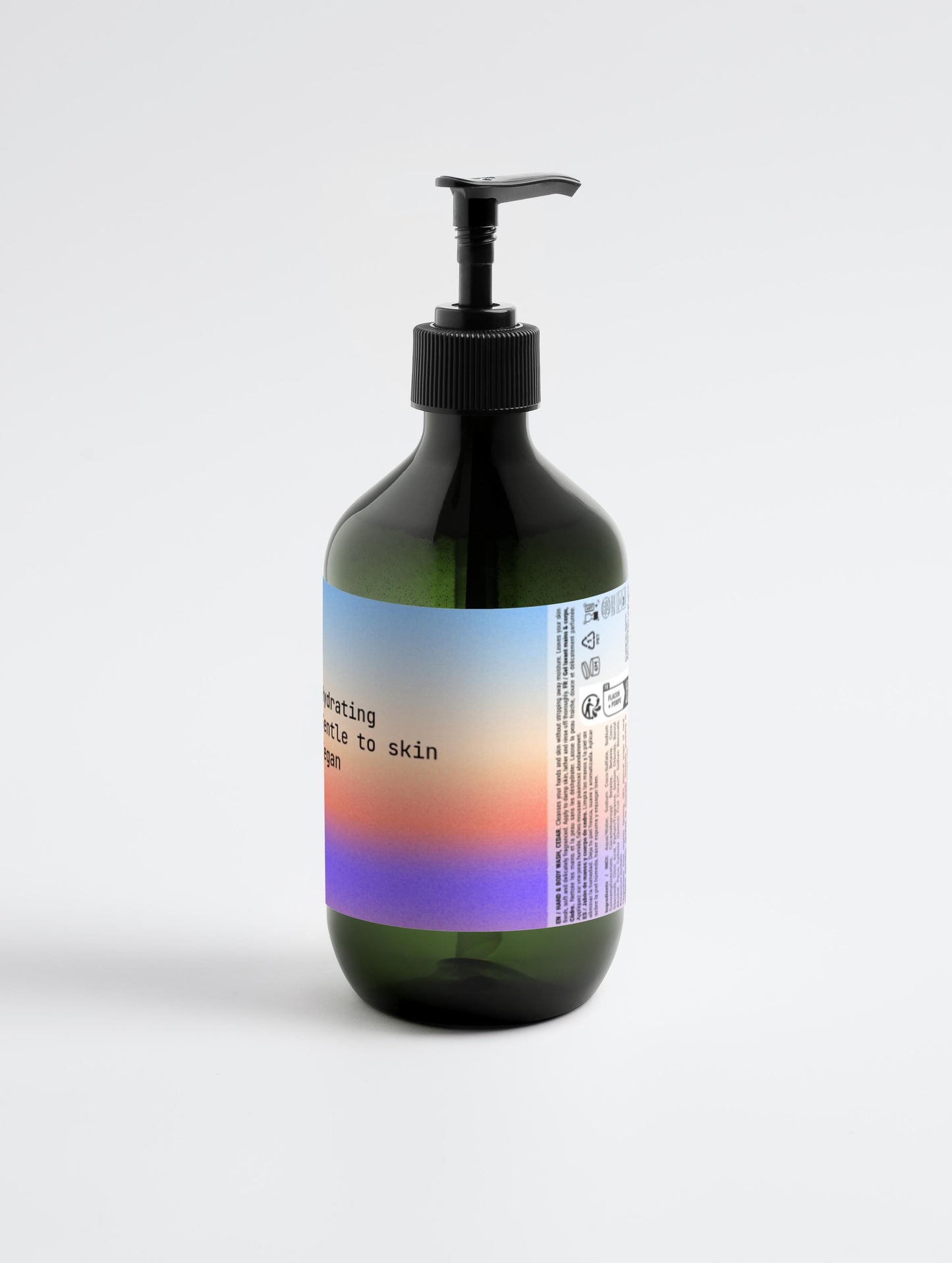 Hand & Body Wash - Refreshing Peppermint & Dark Cedar Scent | 16.57 fl oz