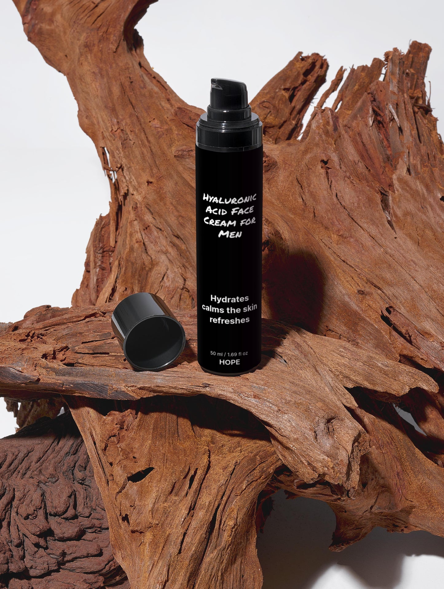 Hyaluronic Acid Face Cream for Men - Youthful Skin Hydration Formula