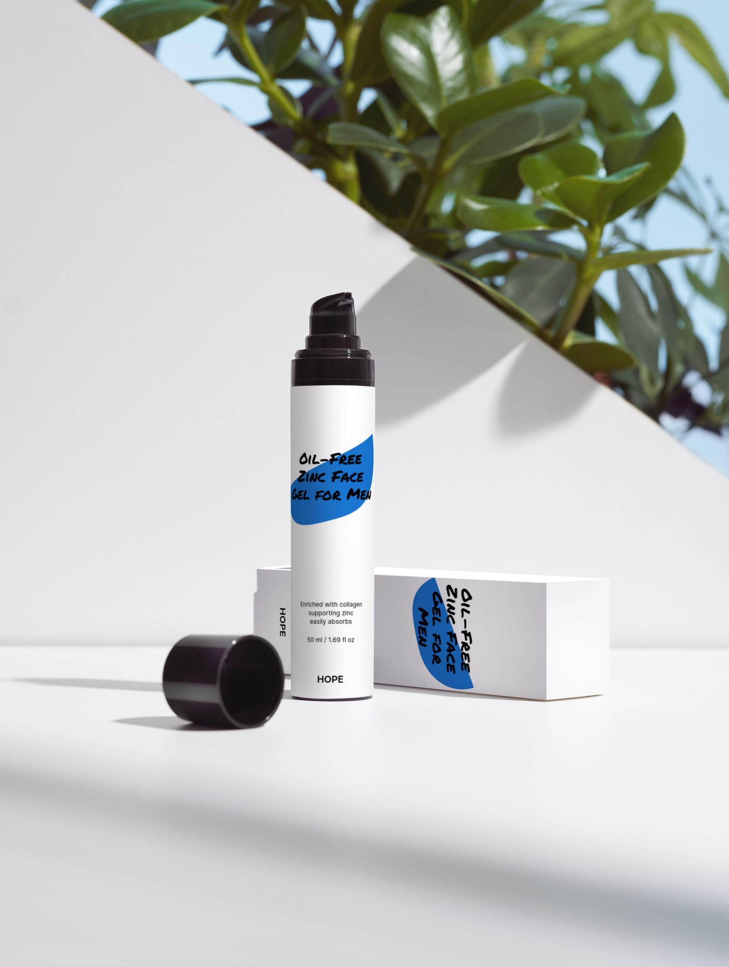 Oil-Free Zinc Face Gel for Men - Nourish and Protect Your Skin -