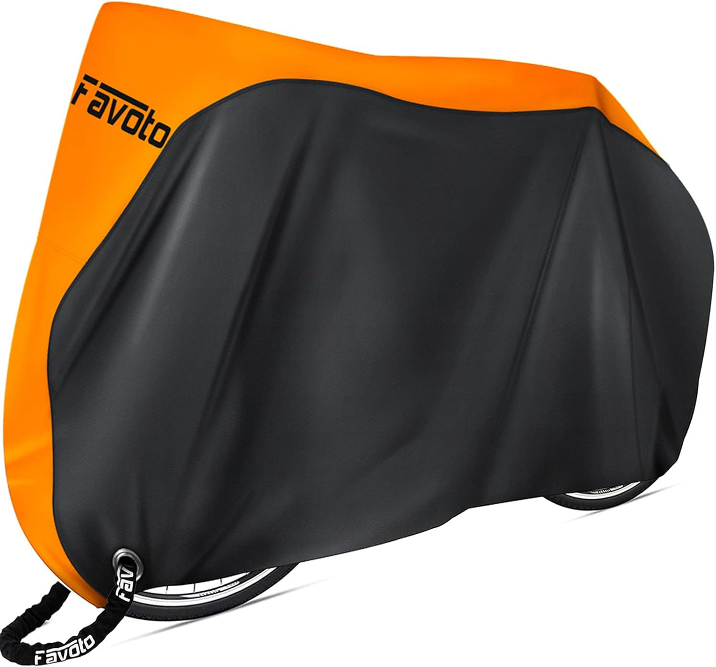 Bike Cover Waterproof Outdoor Bicycle Cover Thicken Oxford 29 Inch Windproof UV Snow Rustproof with Lock Hole Storage Bag for Mountain Road Bike City Bike Beach Cruiser Bike, Blue