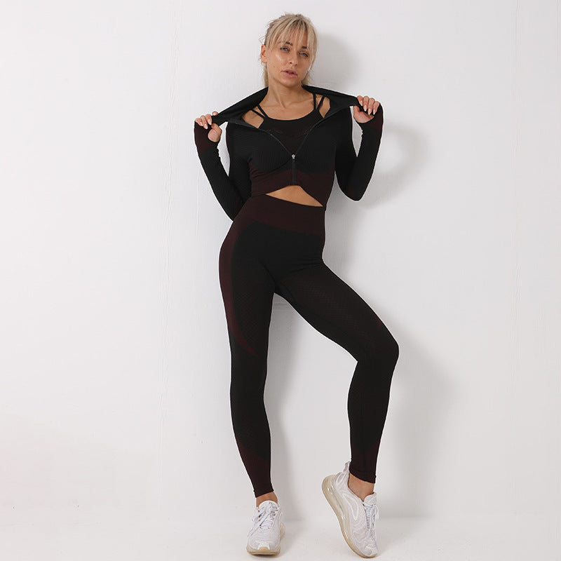 Women's Gym Clothing Set - Yoga, Leggings & Sports Bra