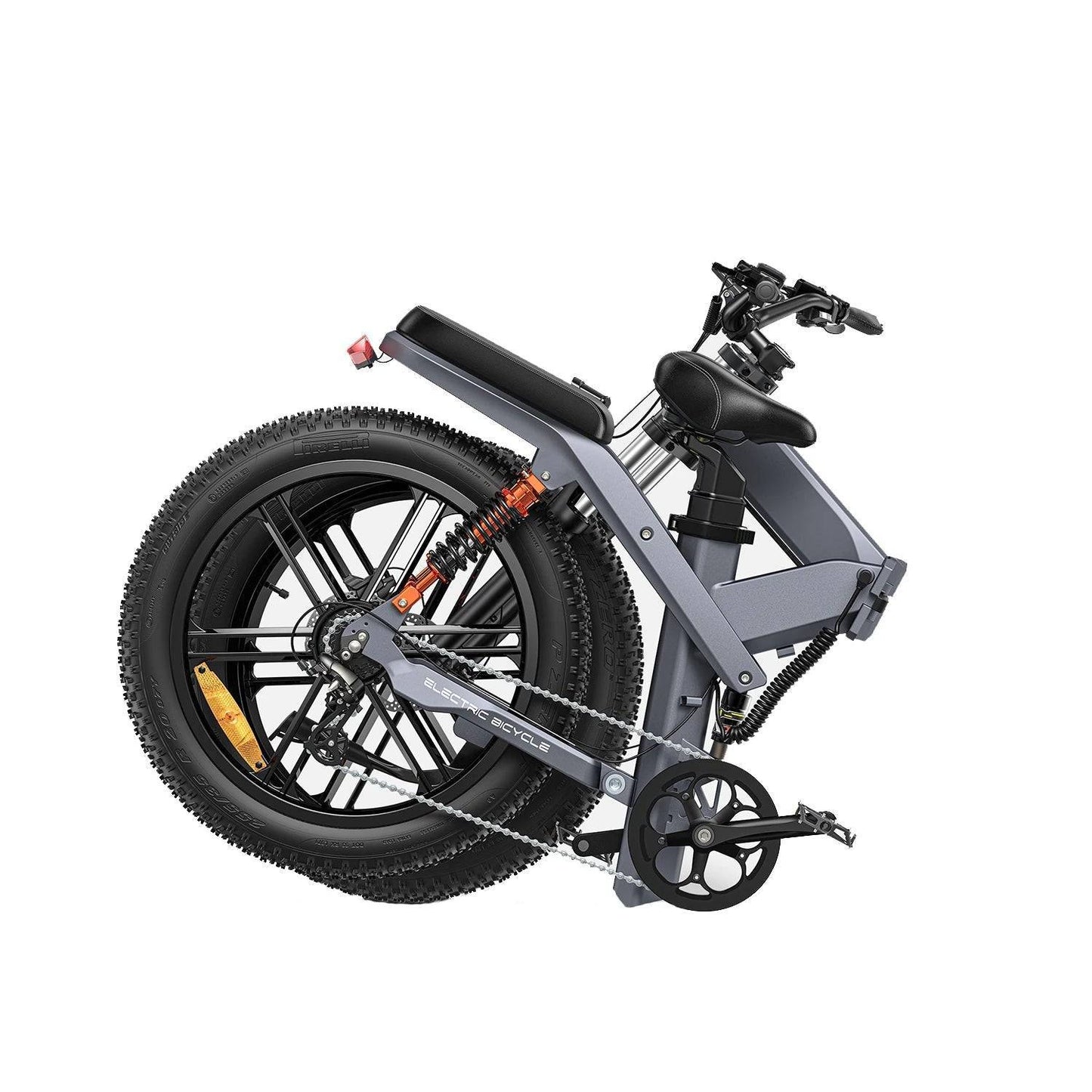Folding Electric Bike X26 with 19.2Ah and 7.5Ah Dual Batteries, 1000W, 20*4.0 Inch Fat Tires, 120-150Km Mileage for Mountain and Snowfield -