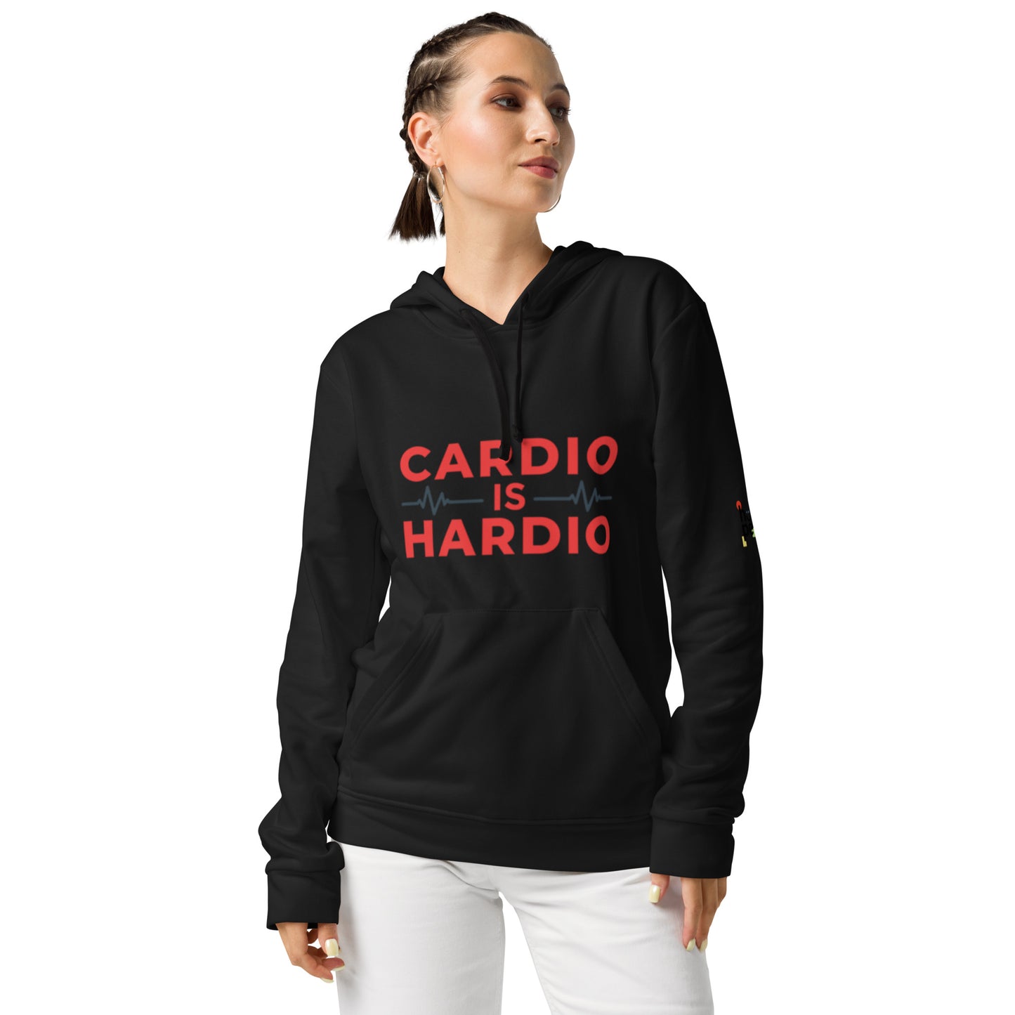 Women's Adidas Fleece Hoodie - Ultimate Comfort for Cardio Workouts -
