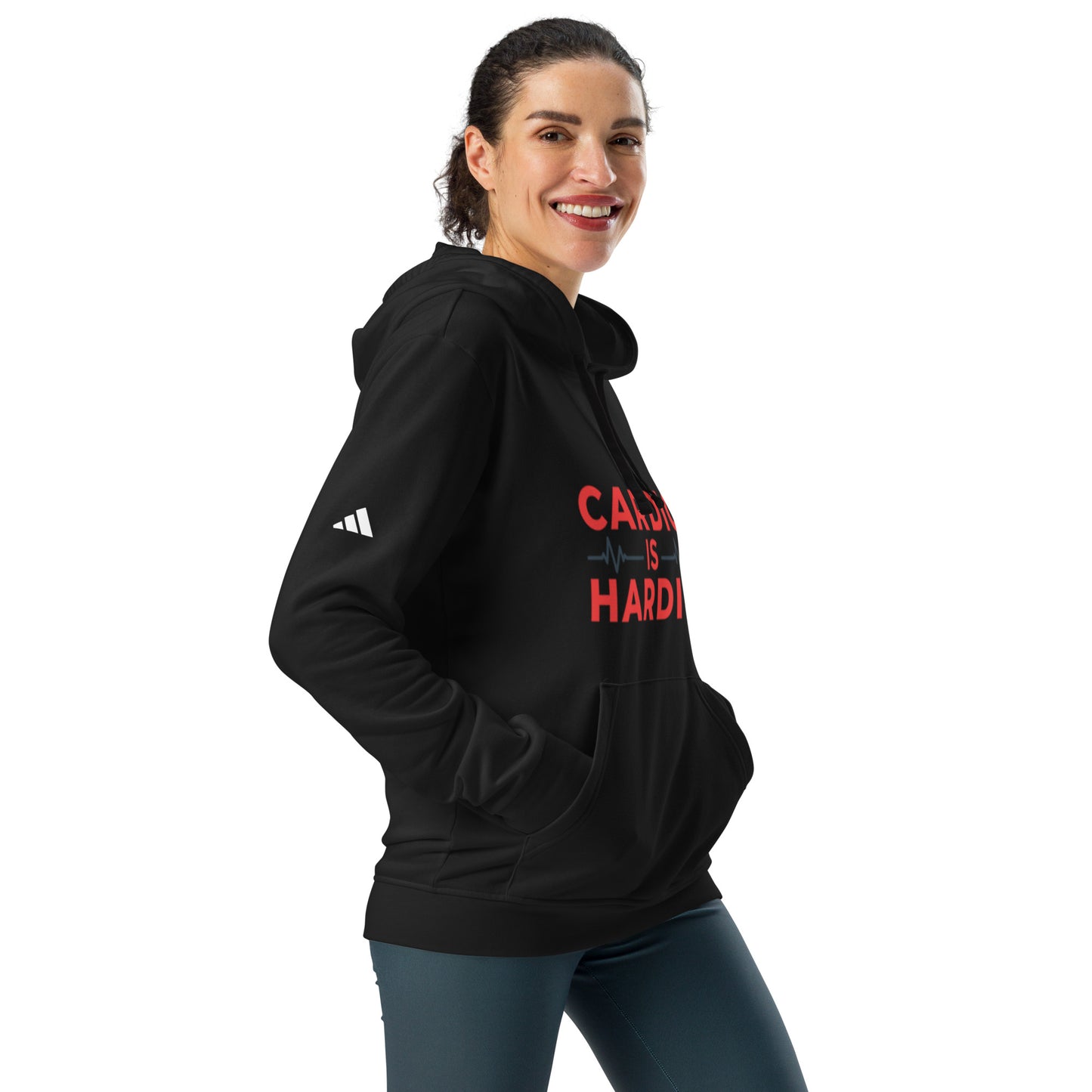 Women's Adidas Fleece Hoodie - Ultimate Comfort for Cardio Workouts -