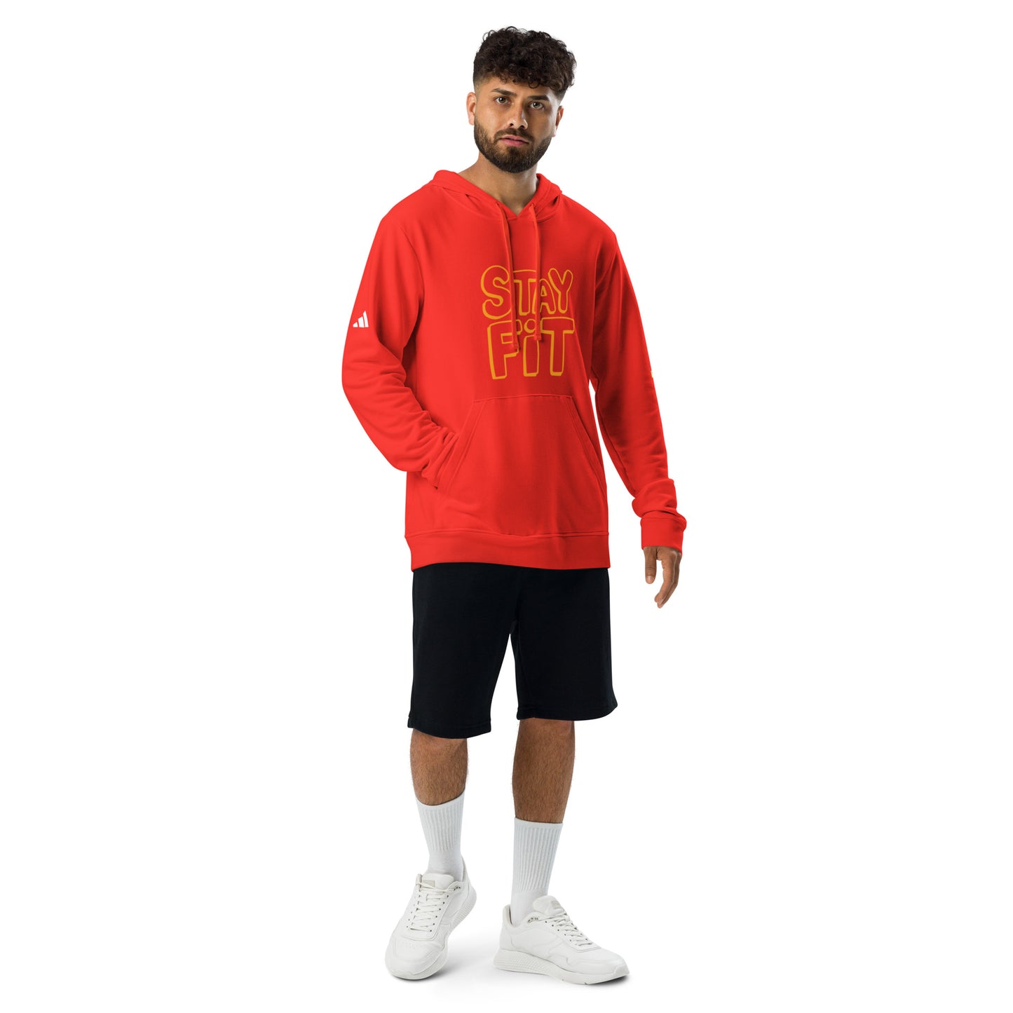 Men's Adidas Fleece Hoodie - Stay Fit and Stylish -