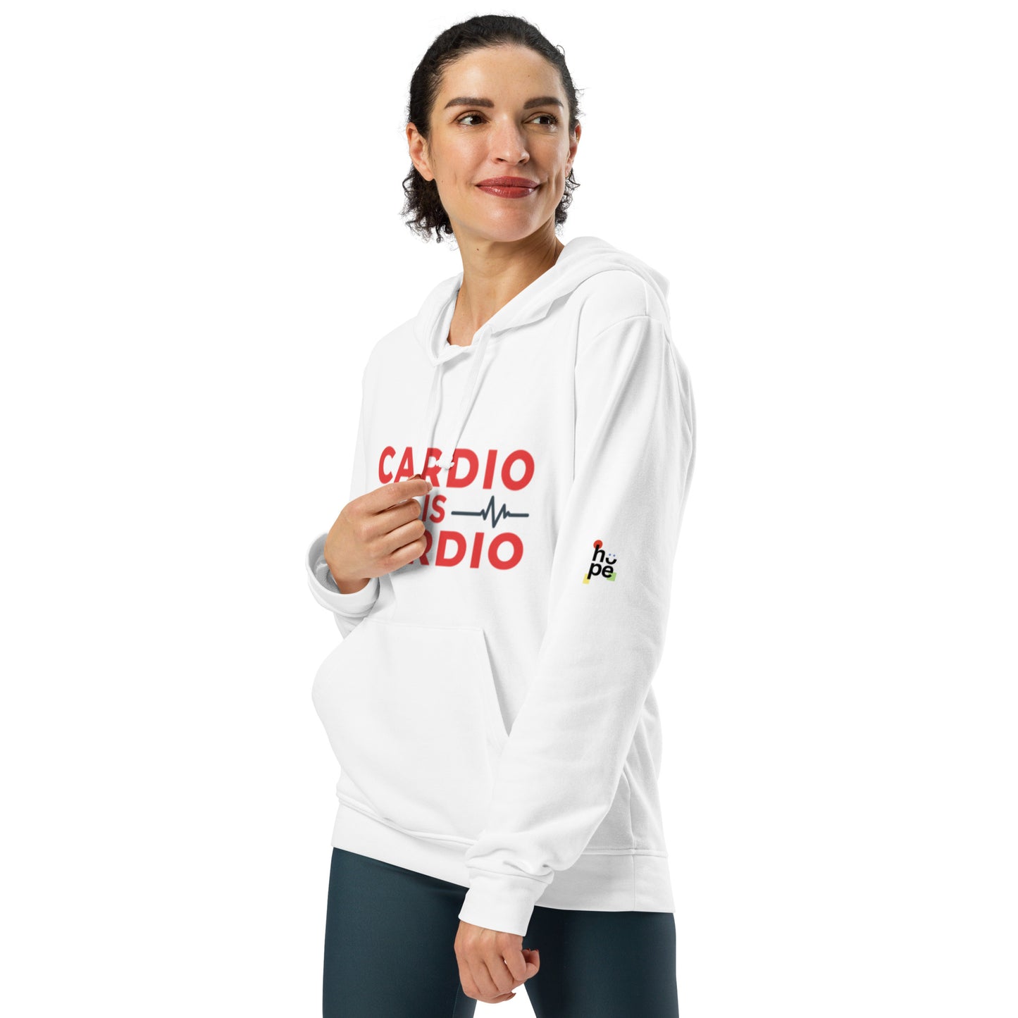 Women's Adidas Fleece Hoodie - Ultimate Comfort for Cardio Workouts -