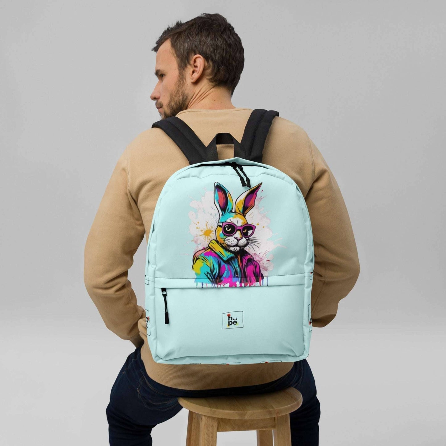 Back to College Fitness Backpack - Bad Bunny Inspired Gym Bag -
