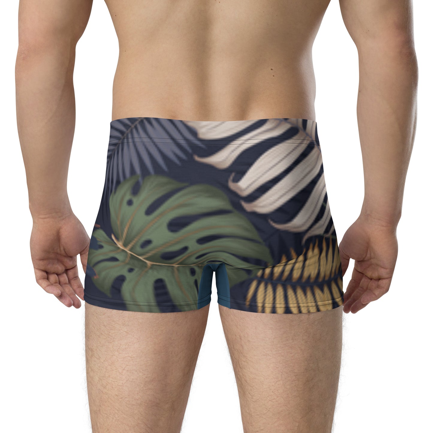 Men's Nature Forest Design Boxer Briefs - Performance Underwear