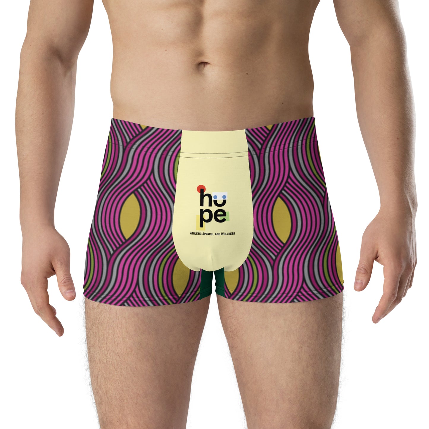 Men's Boxer Briefs Muscles Pattern- Supportive Underwear