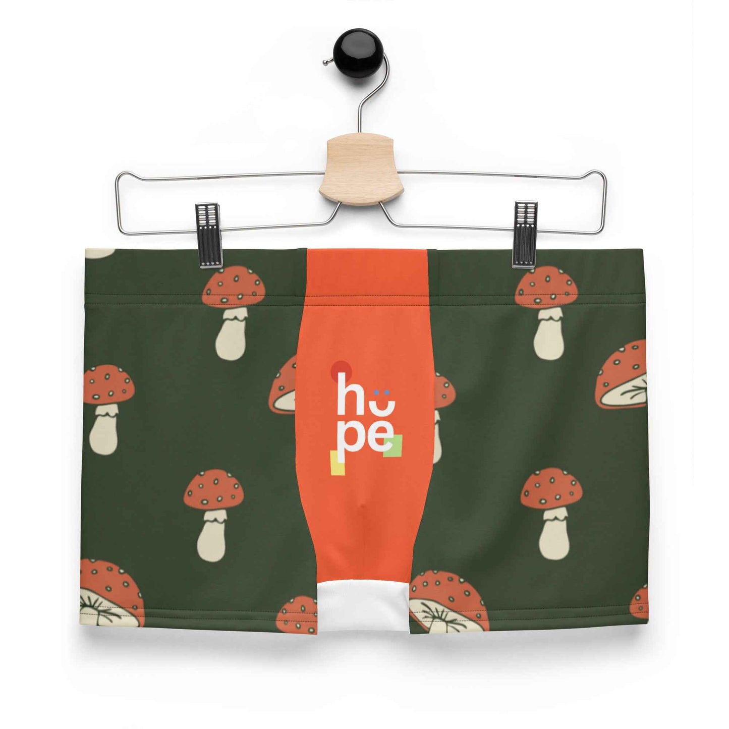 Men's Boxer Briefs with Mushroom Design for Ultimate Performance and Support