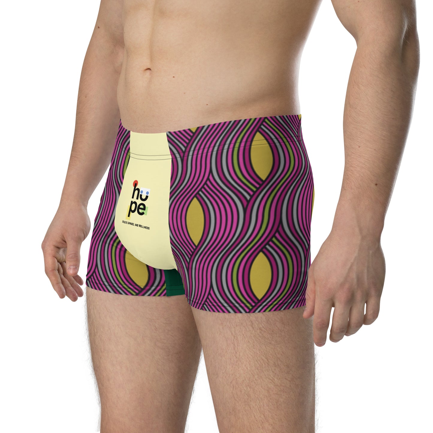 Men's Boxer Briefs Muscles Pattern- Supportive Underwear