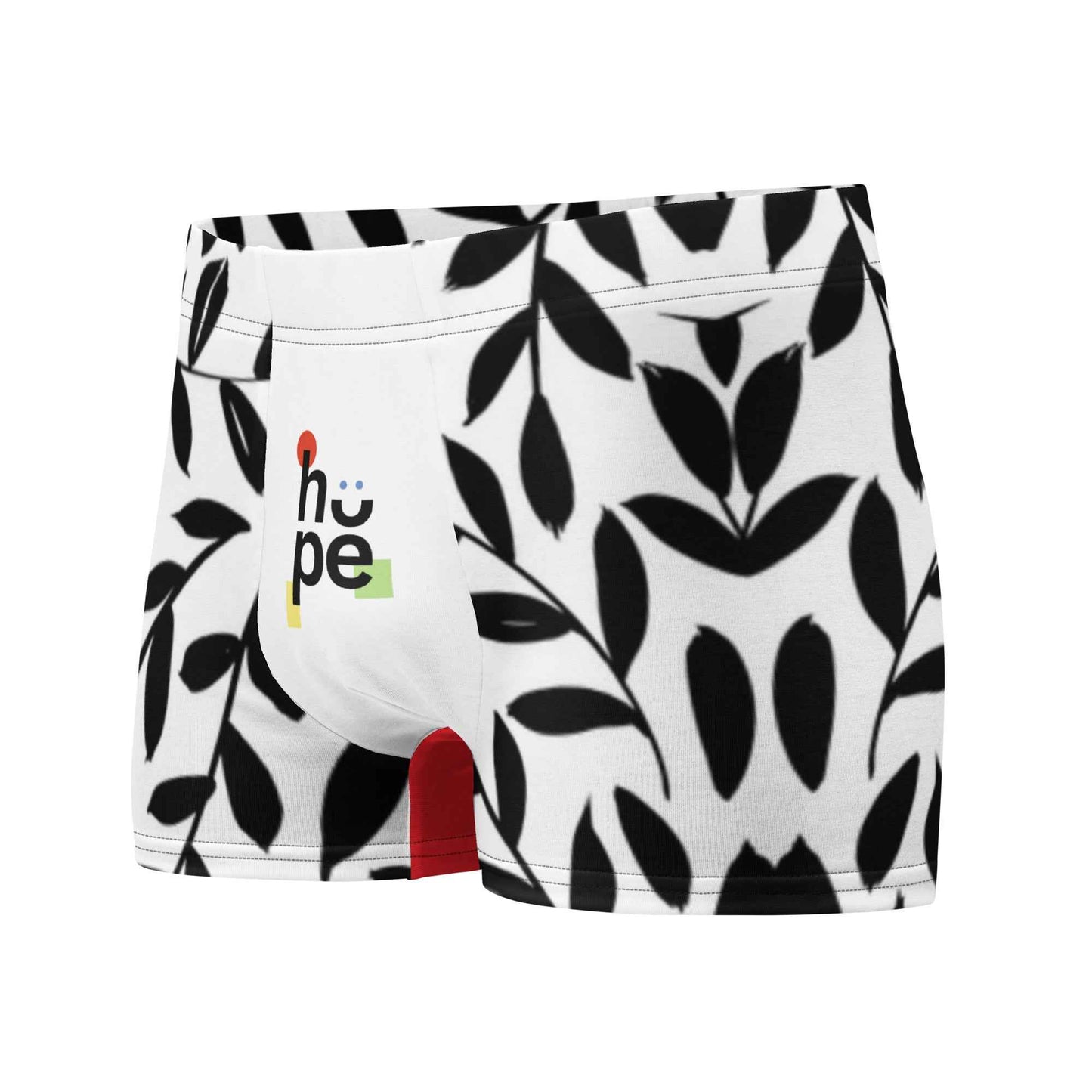 Men's Boxer Briefs with Leaf Pattern for Ultimate Comfort and Support
