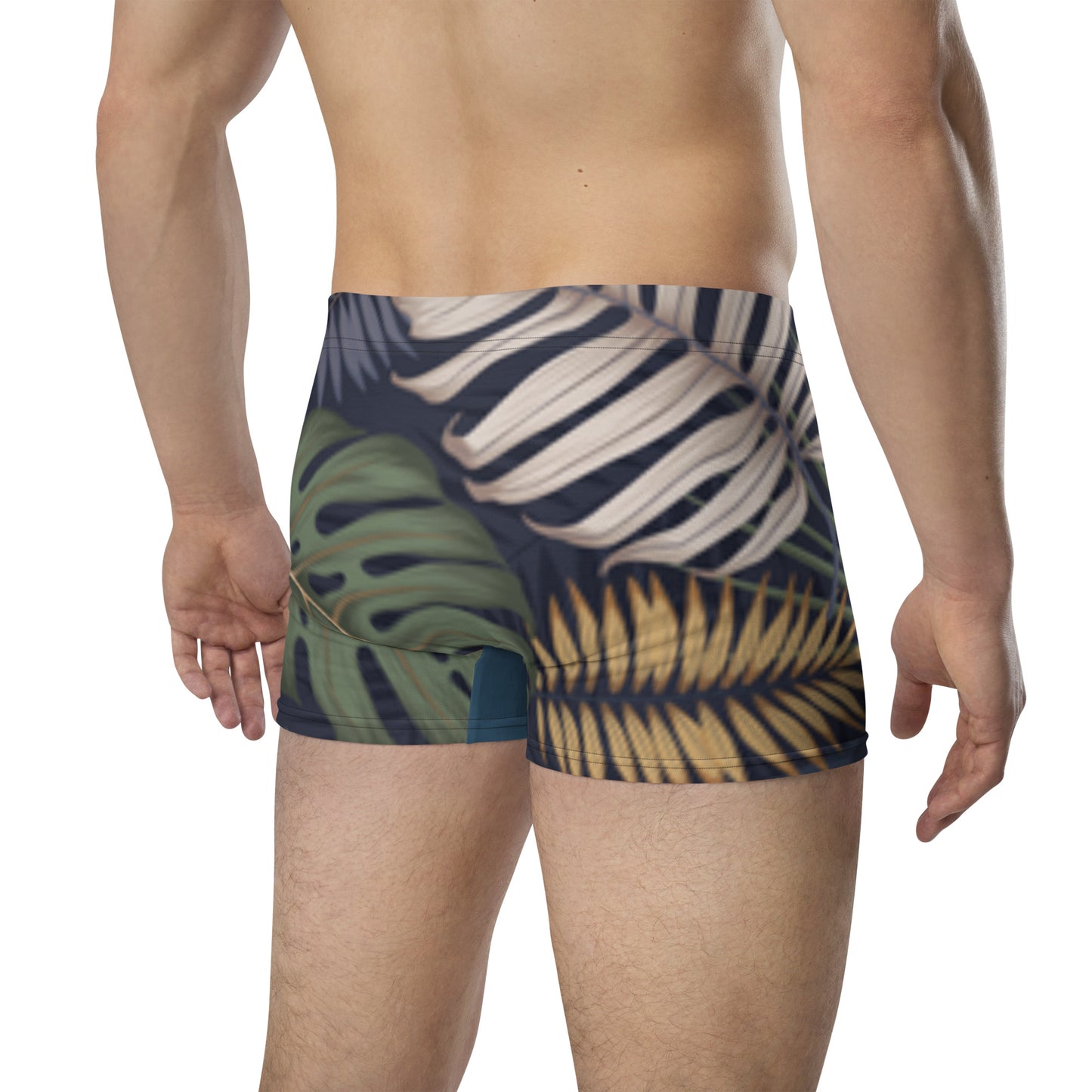 Men's Nature Forest Design Boxer Briefs - Performance Underwear