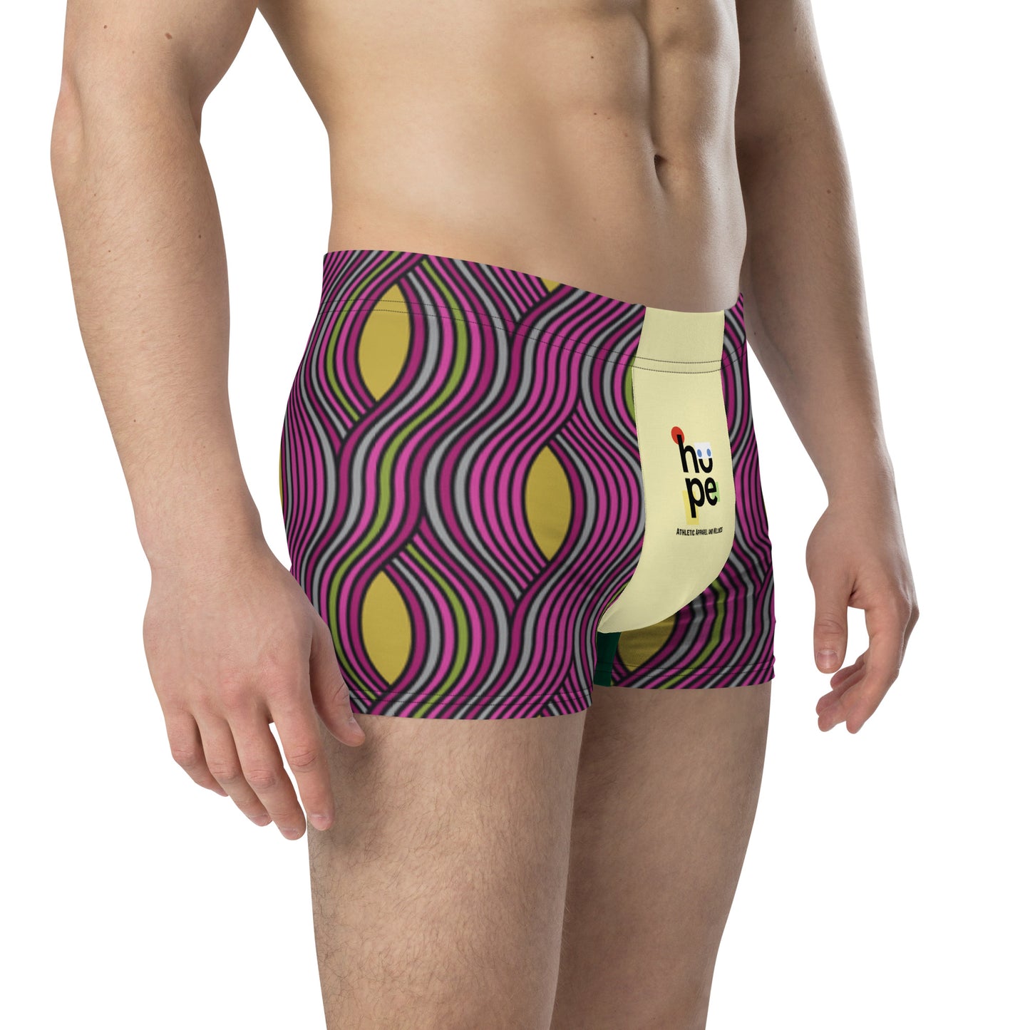 Men's Boxer Briefs Muscles Pattern- Supportive Underwear