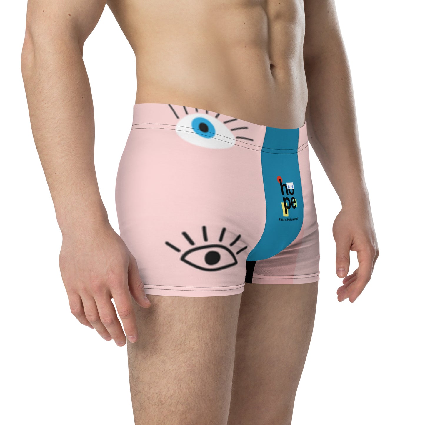 Men's Eye Design Boxer Briefs - Fashionable & Supportive Athlete Underwear