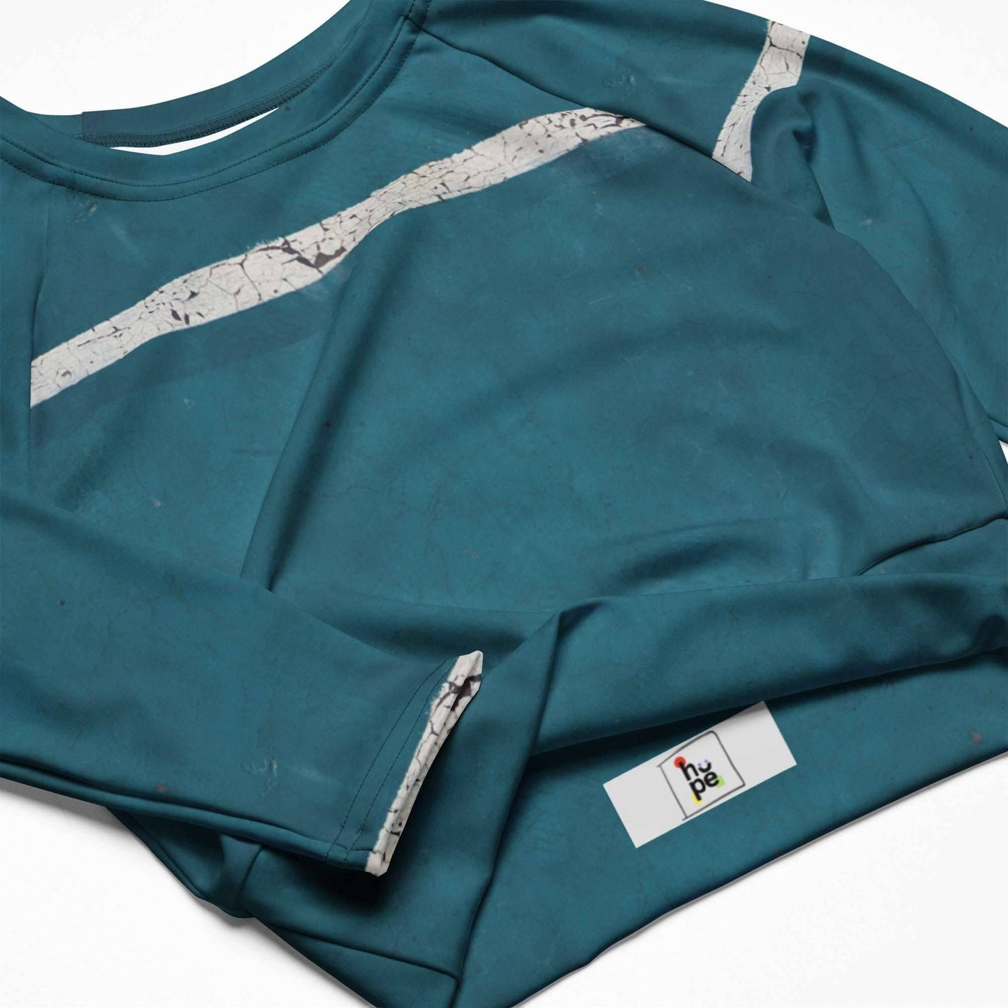 Women Eco-Friendly Crop Top - Viva Recycled Long-Sleeve Fashion Essential -