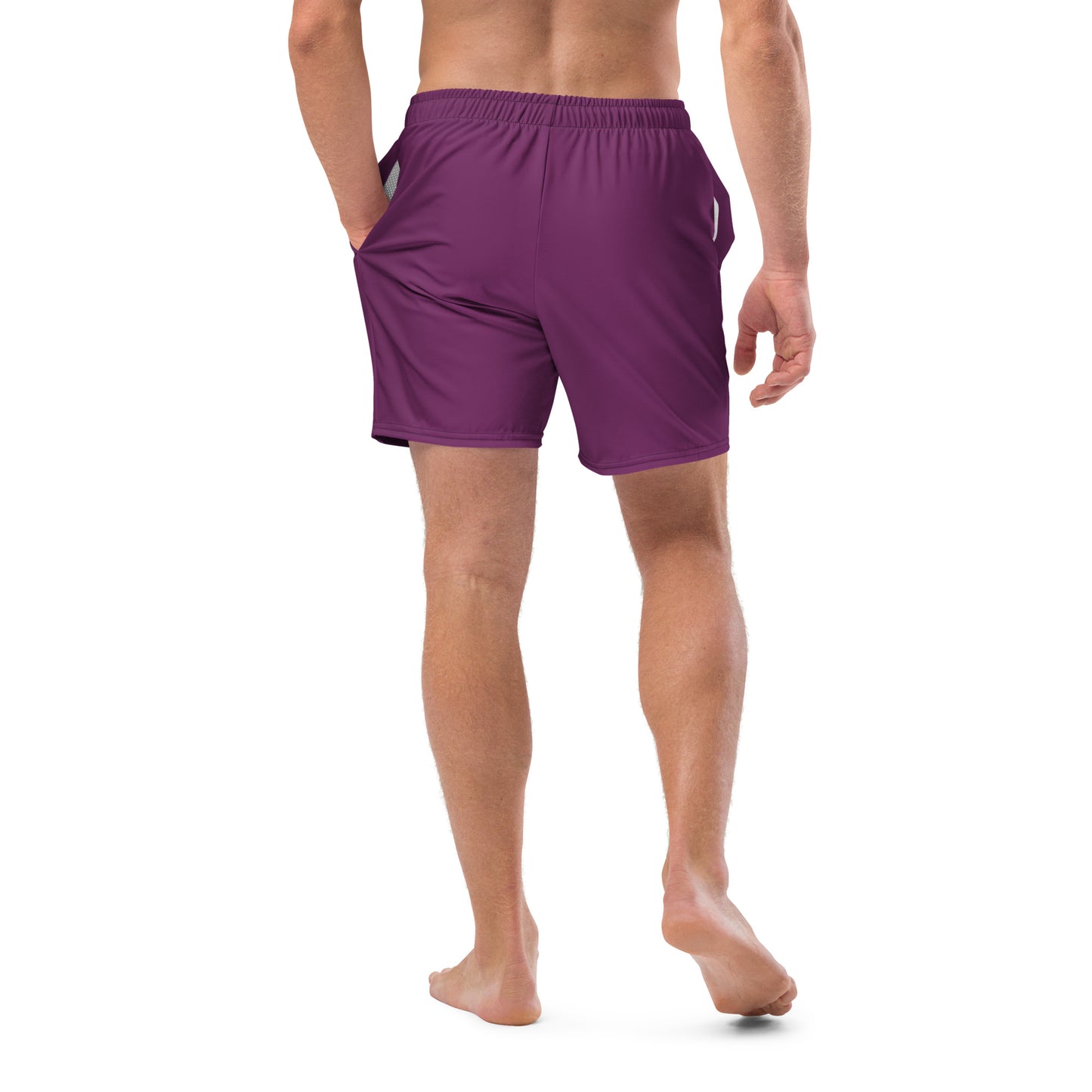 Men's Recycled Swim Trunks Pure Purple | Summer Collection Eco-Friendly Swimwear