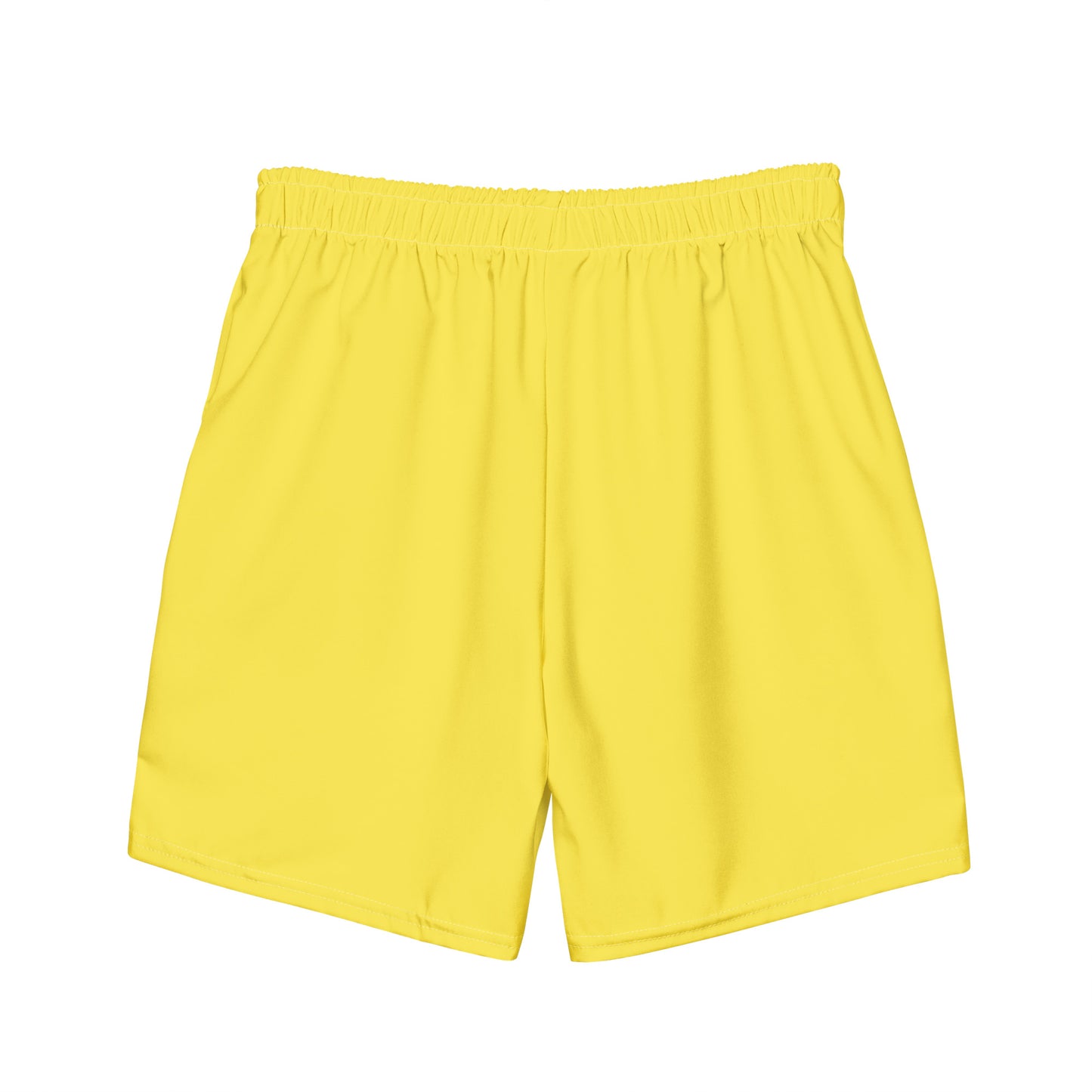 Recycled Swim Trunks - Eco-Friendly Yellow Mens Swim Trunks for Performance -