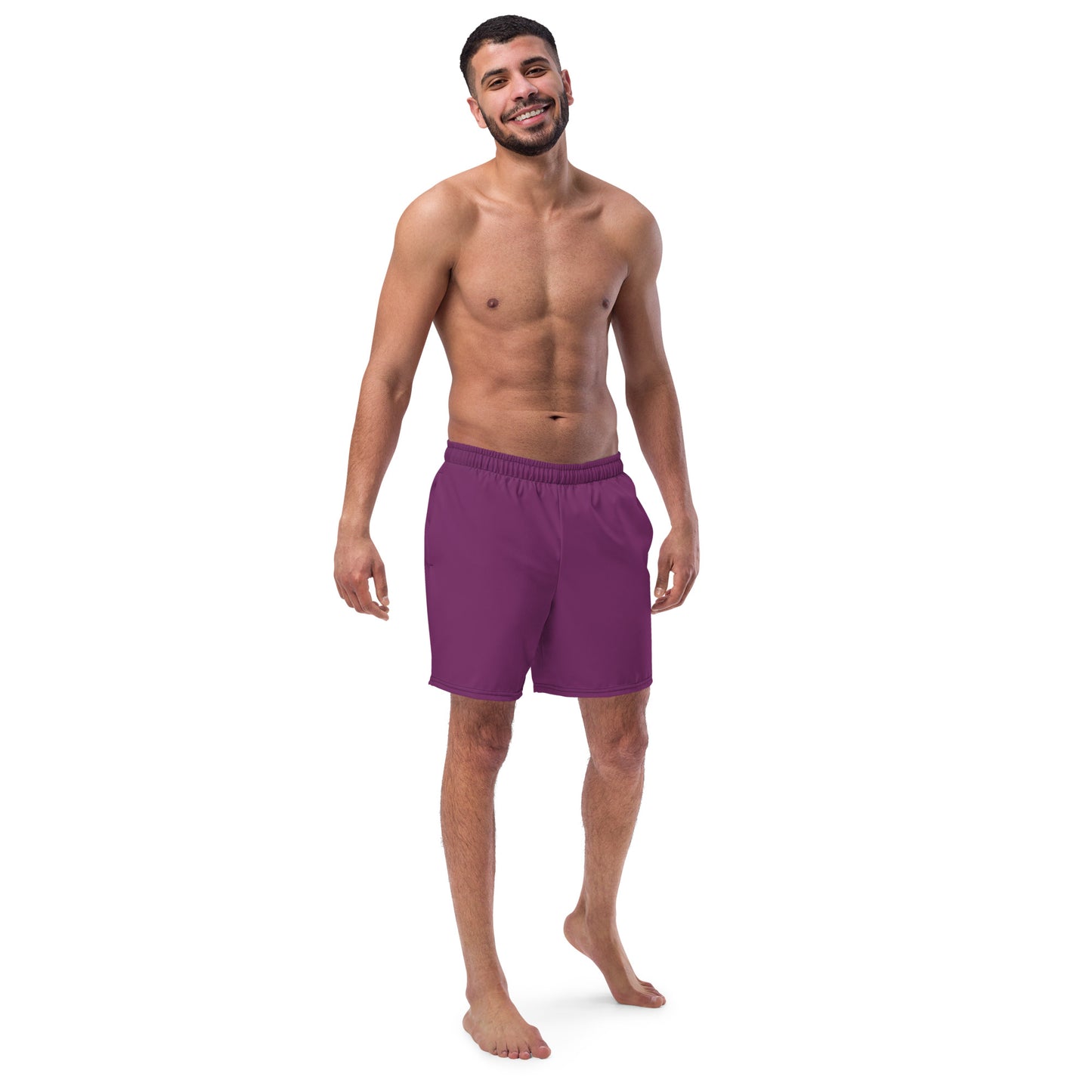 Men's Recycled Swim Trunks Pure Purple | Summer Collection Eco-Friendly Swimwear