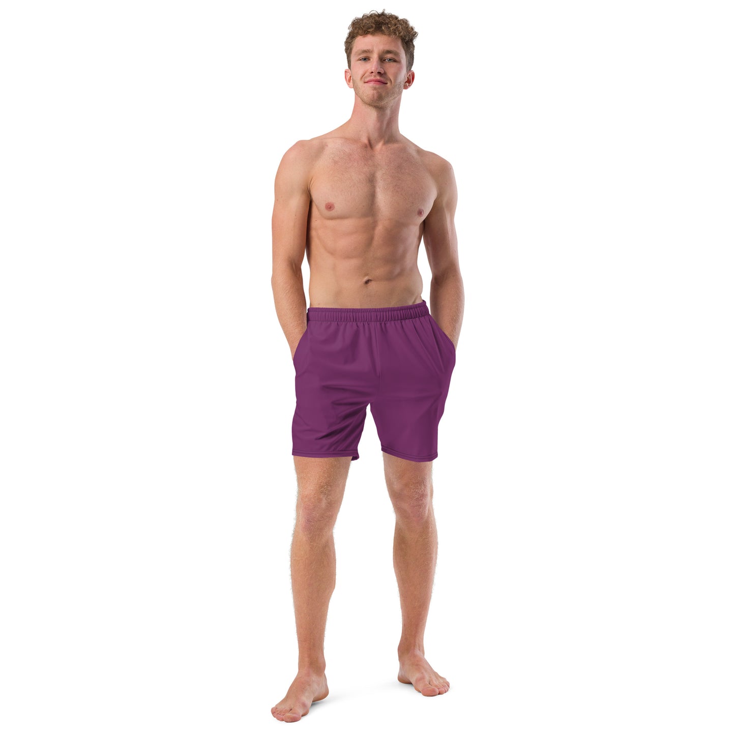 Eco-Friendly Recycled Swim Trunks Barnie Purple - Performance Beachwear