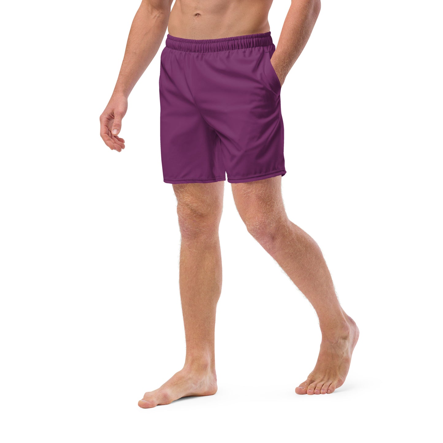 Men's Recycled Swim Trunks Pure Purple | Summer Collection Eco-Friendly Swimwear