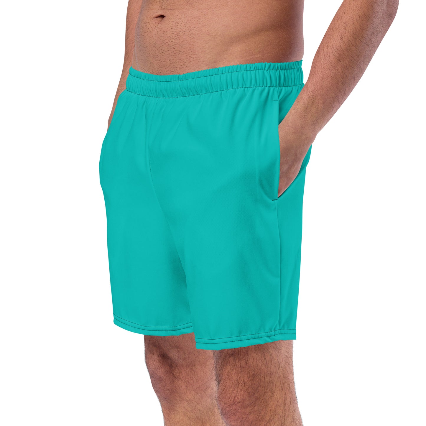 Men's Recycled Swim Trunks AQUA | Summer Collection Eco-Friendly Swimwear