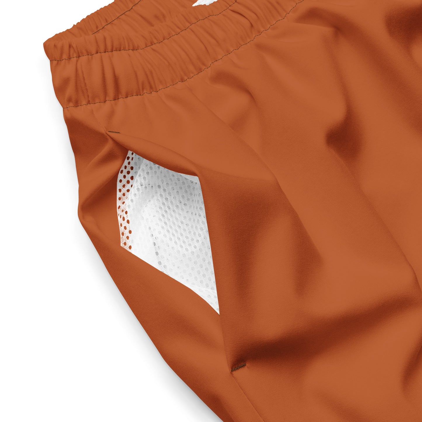 Recycled Swim Trunks Brown Nature - Eco-Friendly Performance Swimwear