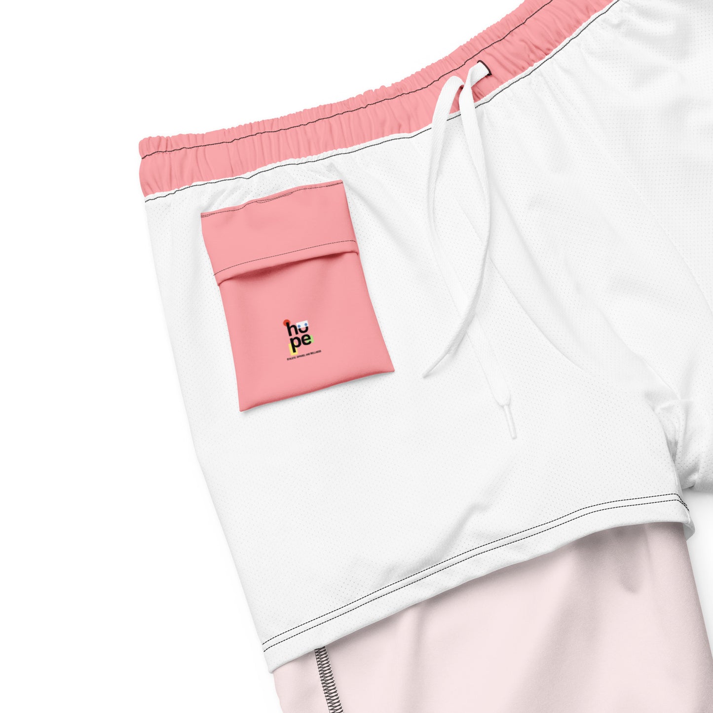Recycled Swim Trunks Pink Panther - Eco-Friendly Performance Swimwear