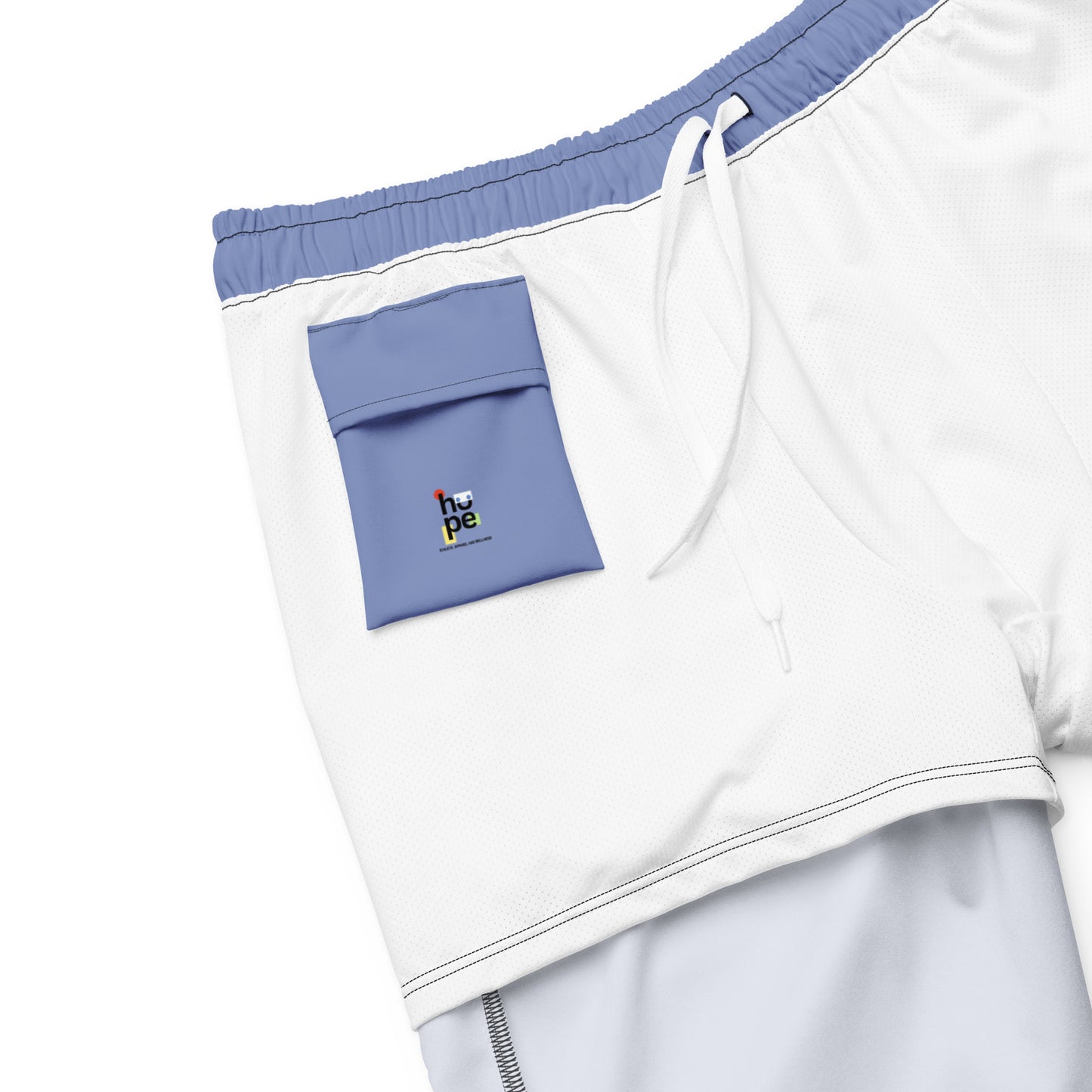 Eco-Friendly Recycled Swim Trunks Lavender - Performance Swimwear