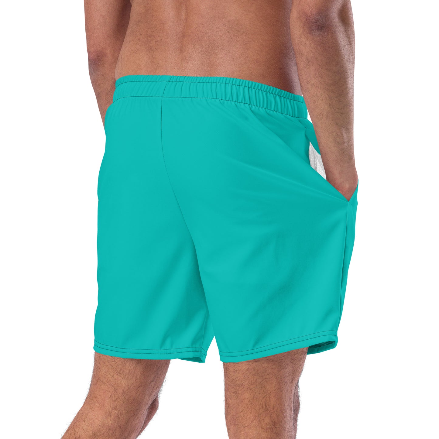 Men's Recycled Swim Trunks AQUA | Summer Collection Eco-Friendly Swimwear