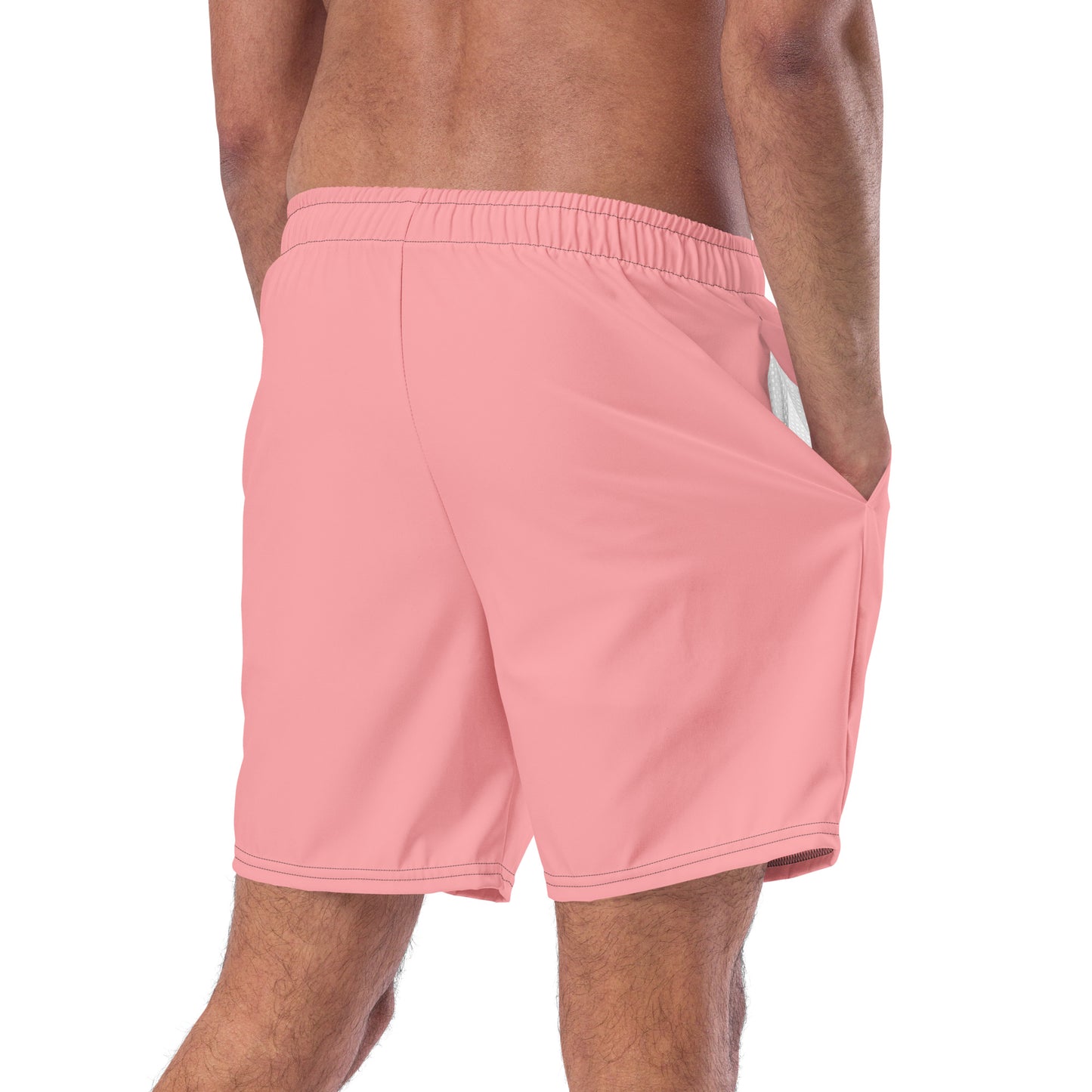 Recycled Swim Trunks Pink Panther - Eco-Friendly Performance Swimwear