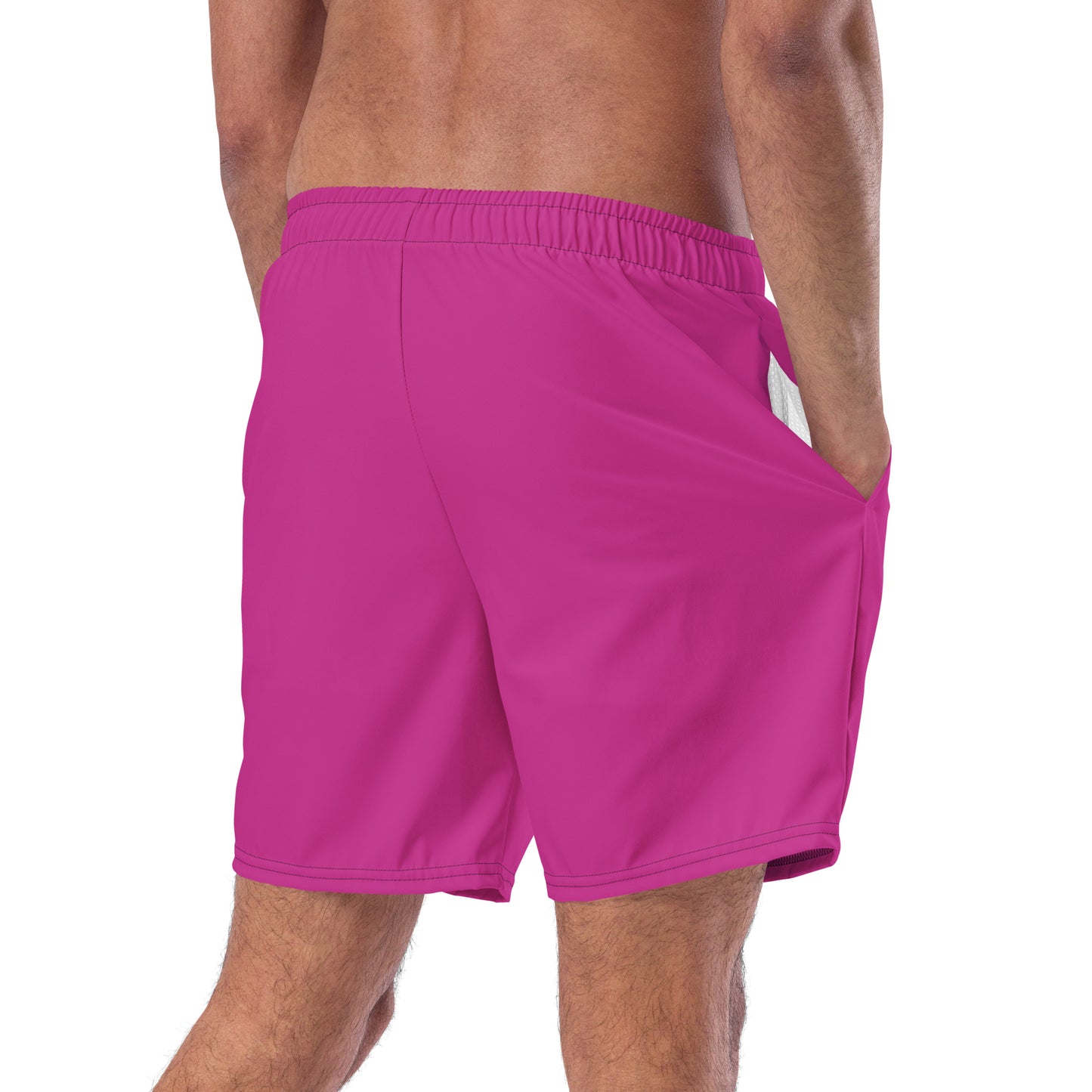 Eco-Friendly Recycled Swim Trunks Pink - Performance Swimwear