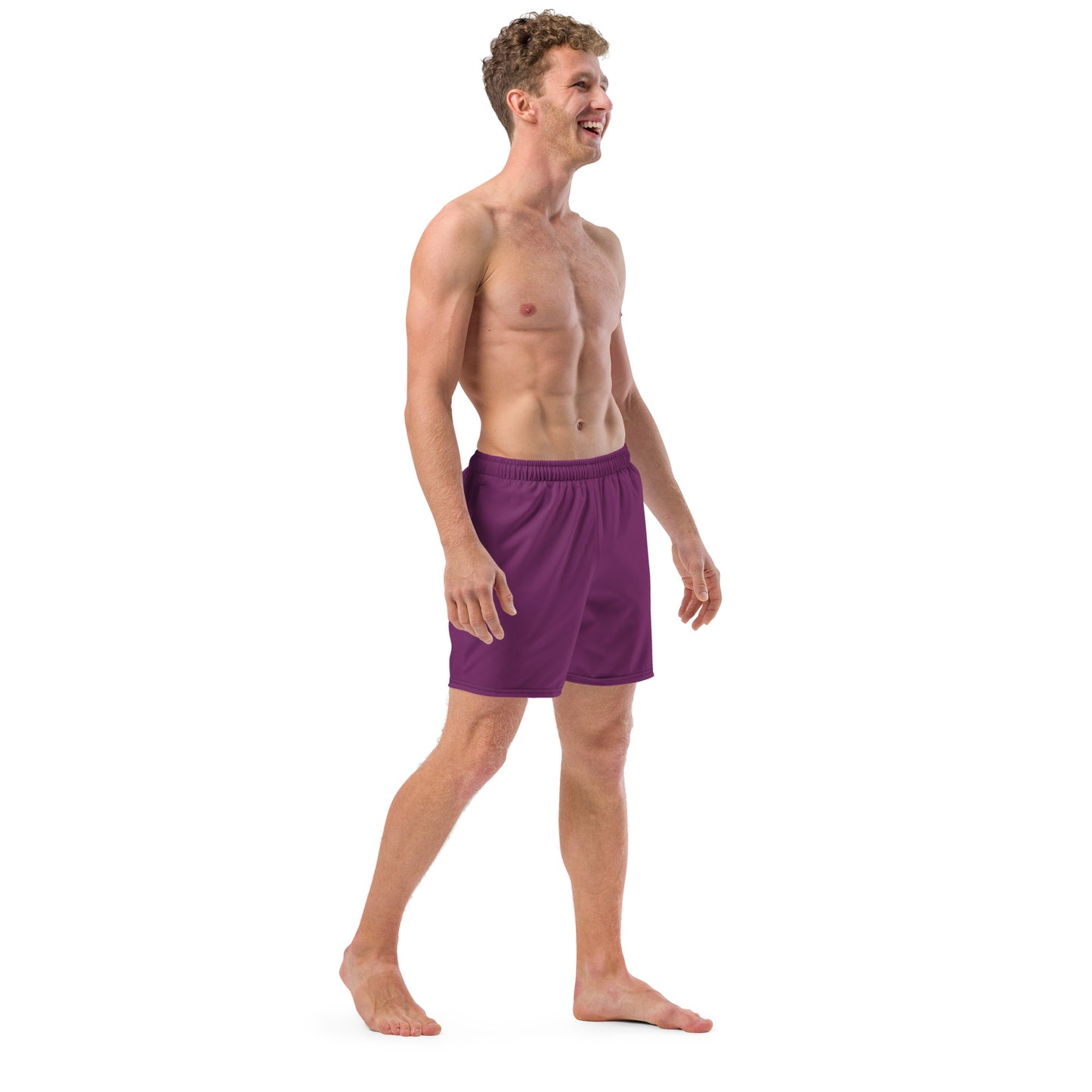 Eco-Friendly Recycled Swim Trunks Barnie Purple - Performance Beachwear