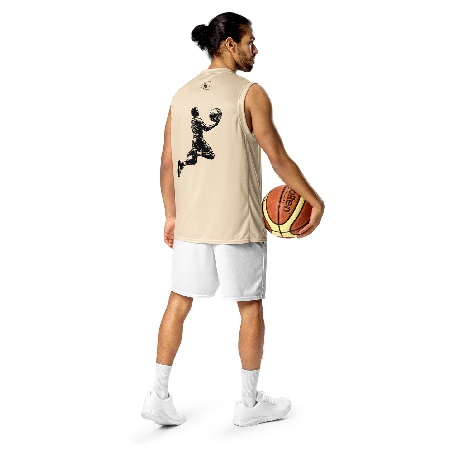 Men's Recycled Basketball Jersey - Game Time for Eco-Friendly Athletes -