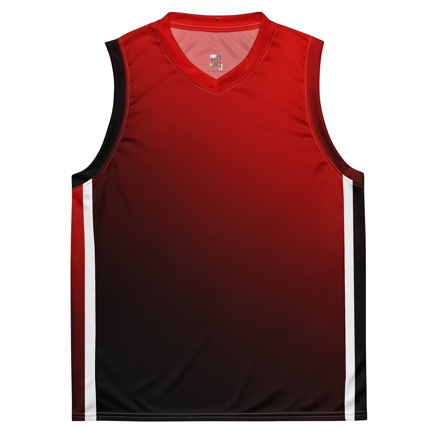 Men's Basketball Jersey Red & Black Summer Collection | Recycled Jerseys