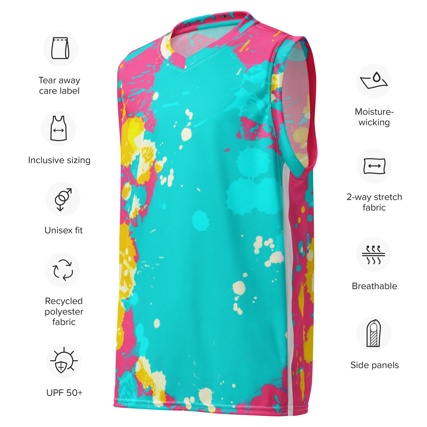 Men's Basketball Jersey Recycled Limited Edition Splash | Unique Design