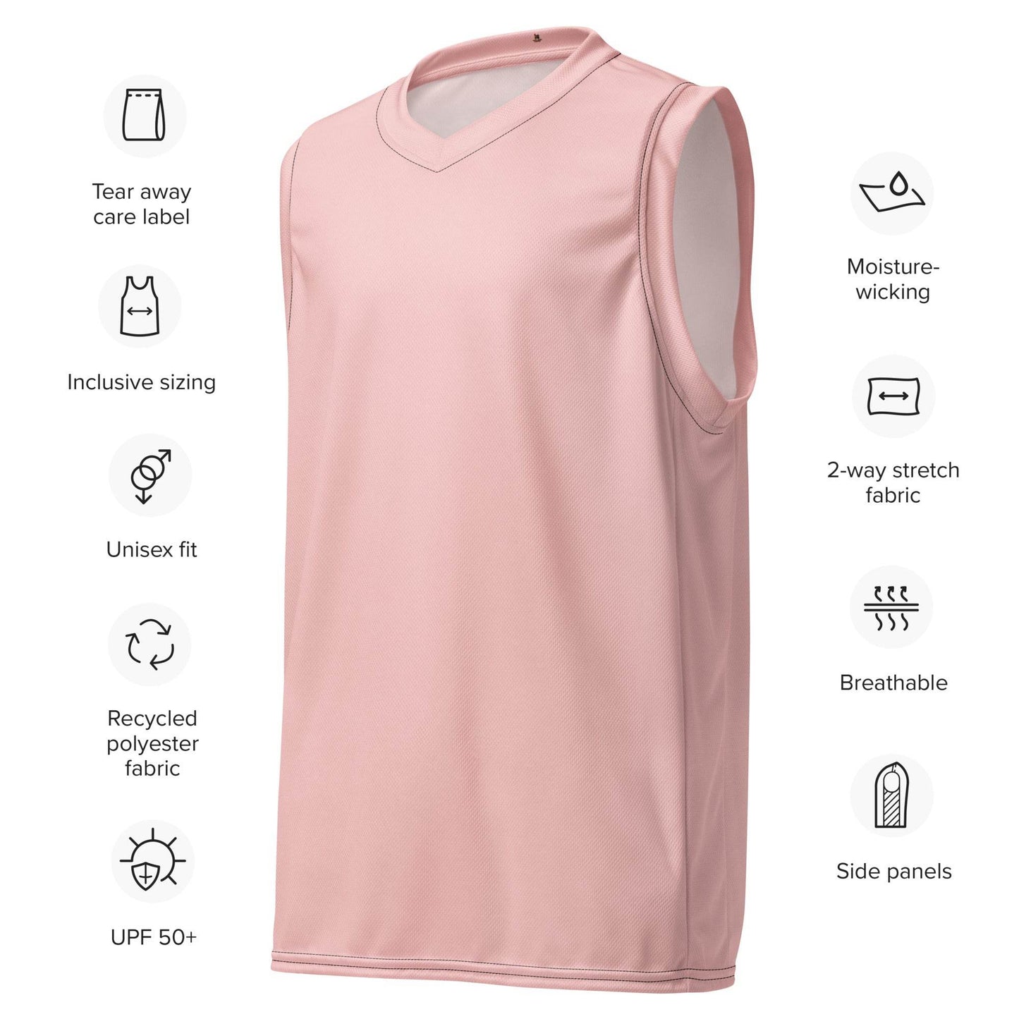 Men's Recycled Basketball Jersey - Eco-Friendly Athletic Wear for Men -