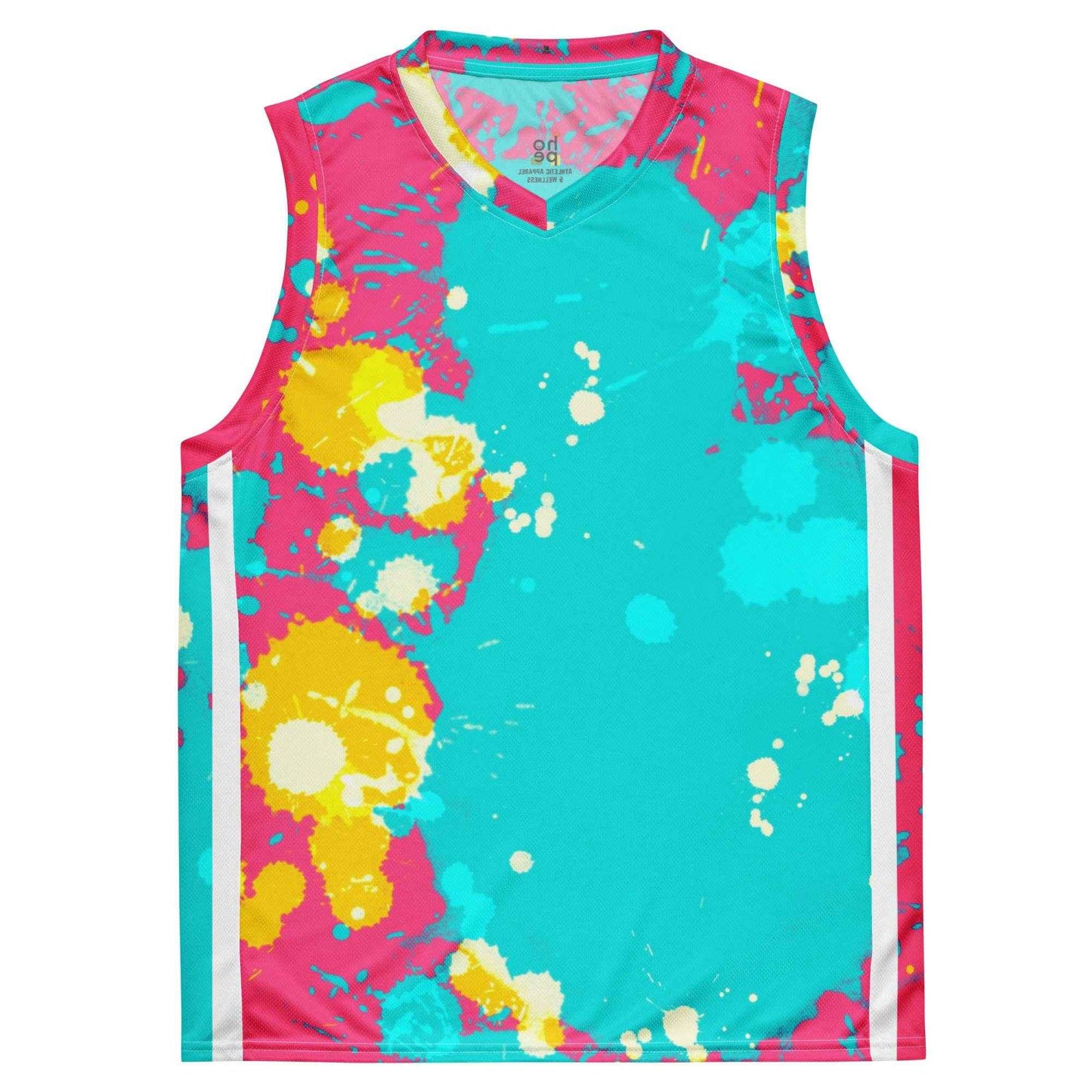 Recycled Men's Basketball Jersey for Eco-Friendly Athletes -