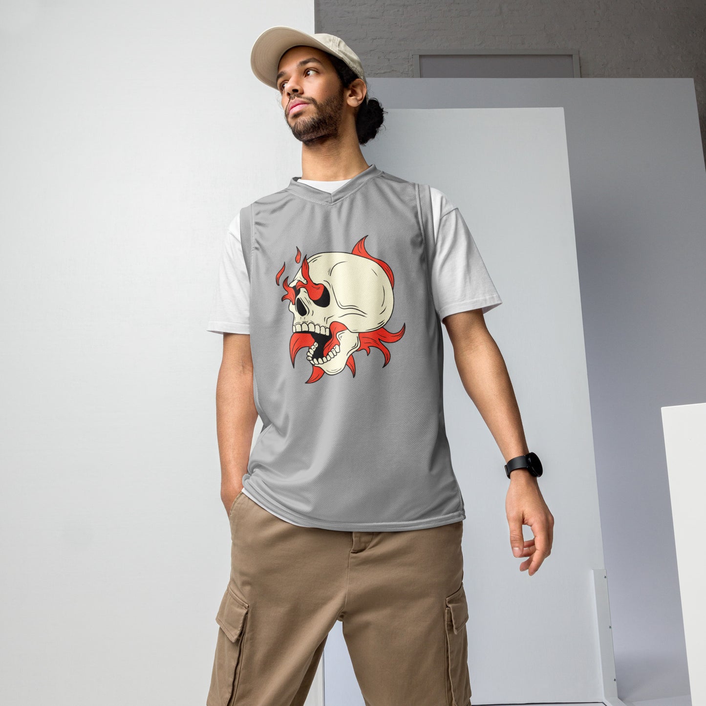 Men's Recycled Basketball Jersey - Strength and Sustainability -