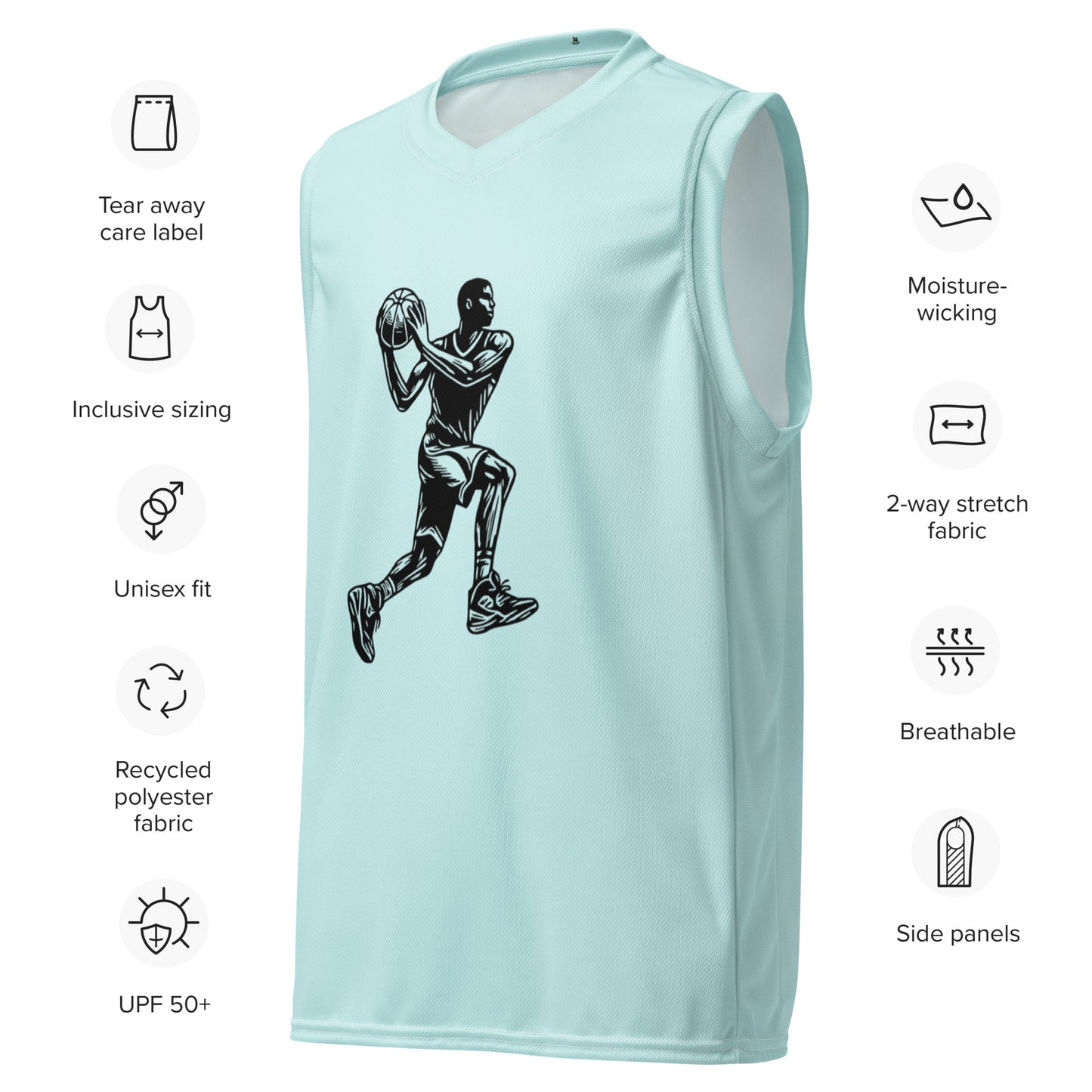 Men's Recycled Basketball Jersey - Sustainable Style for Ambitious Athletes -