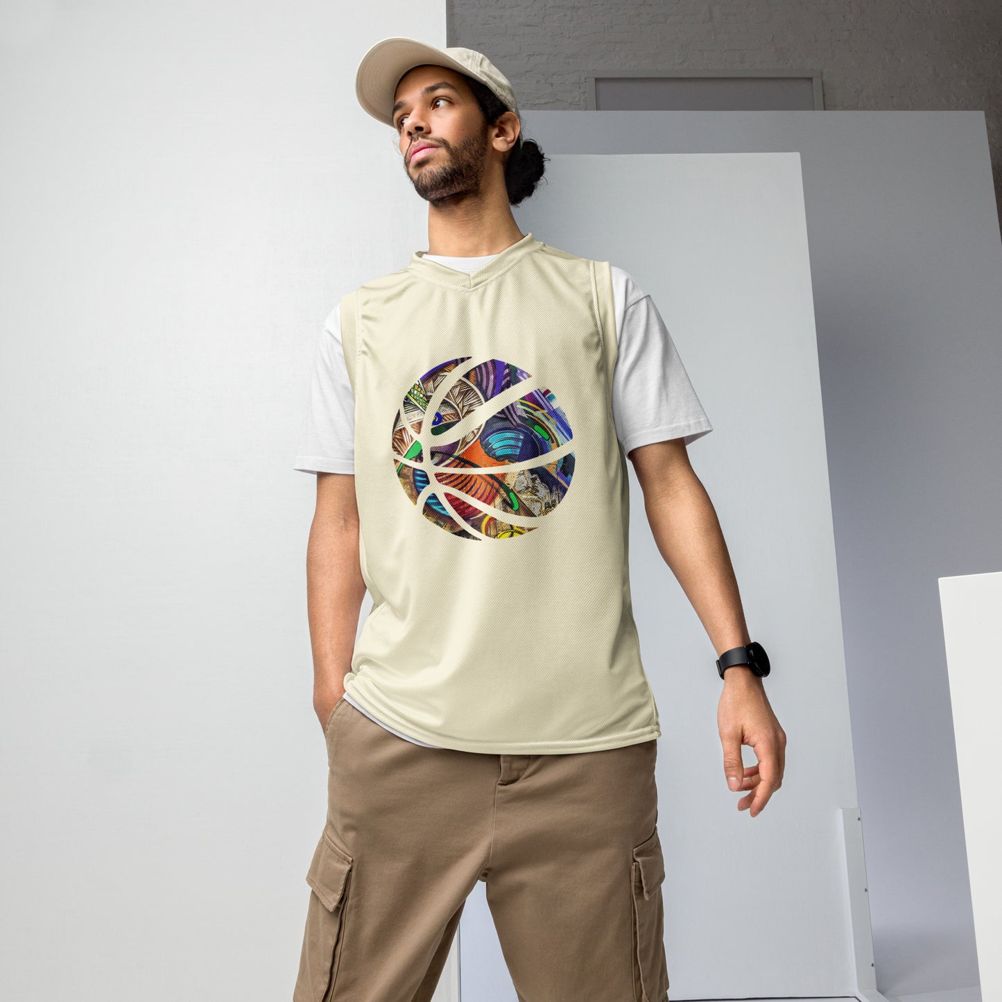 Men's Recycled Basketball Jersey - Sustainable Ambition for Performance and Style -